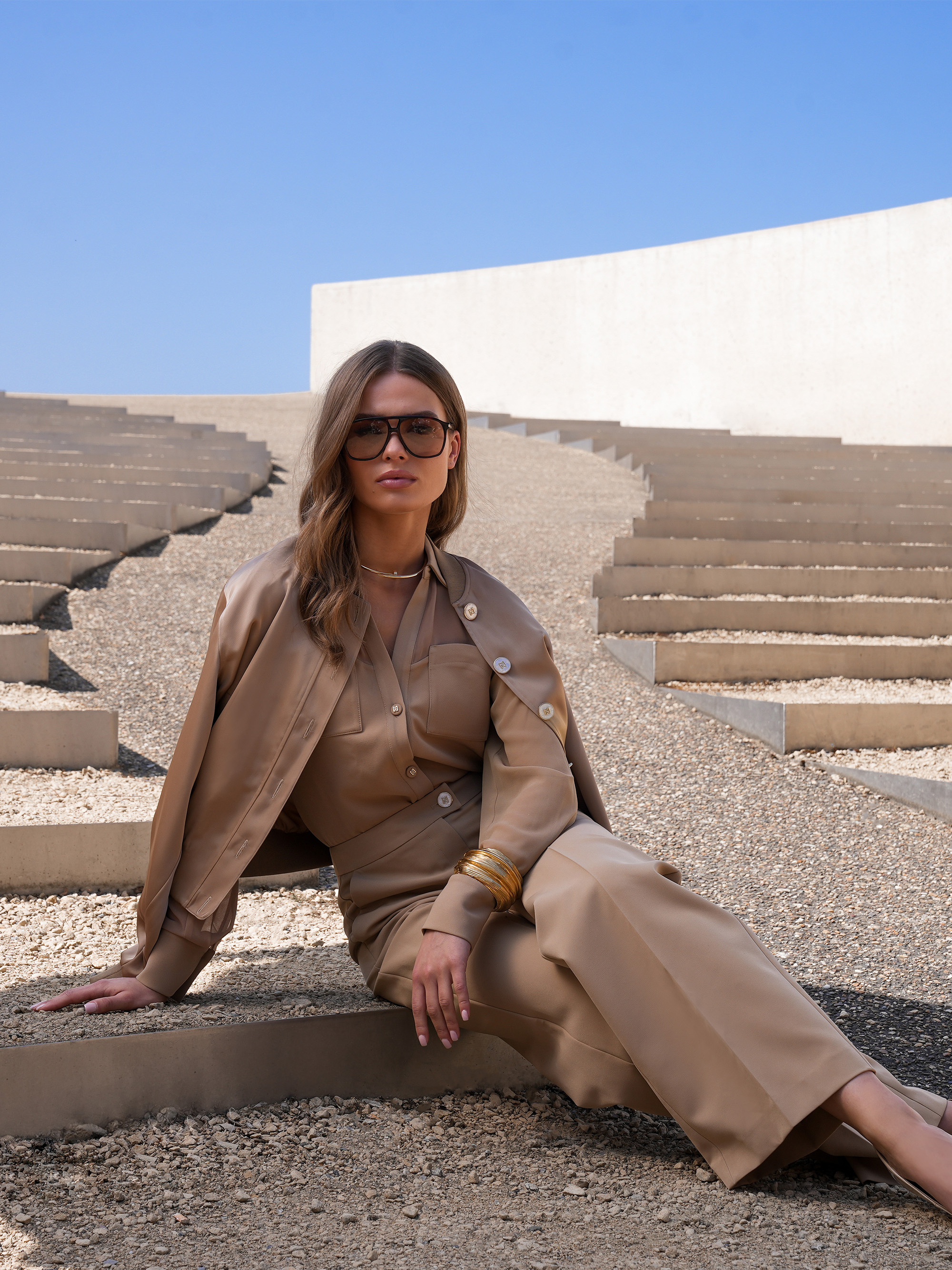 Satijnen bomber jack 