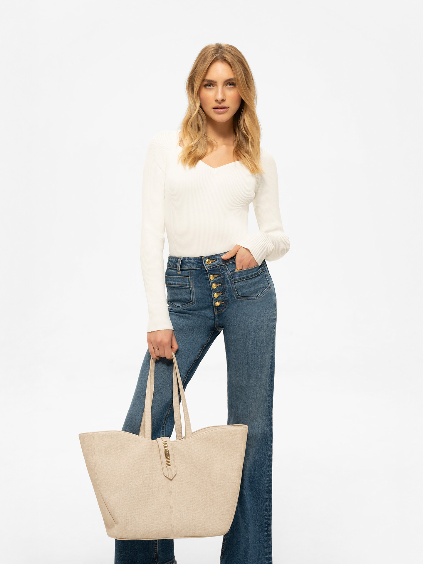 Denim shopper