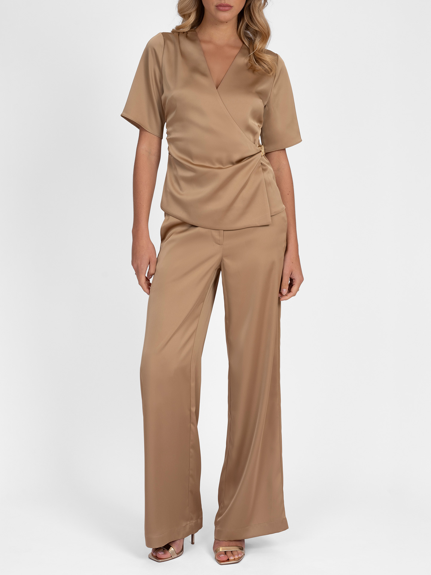 Satin pants