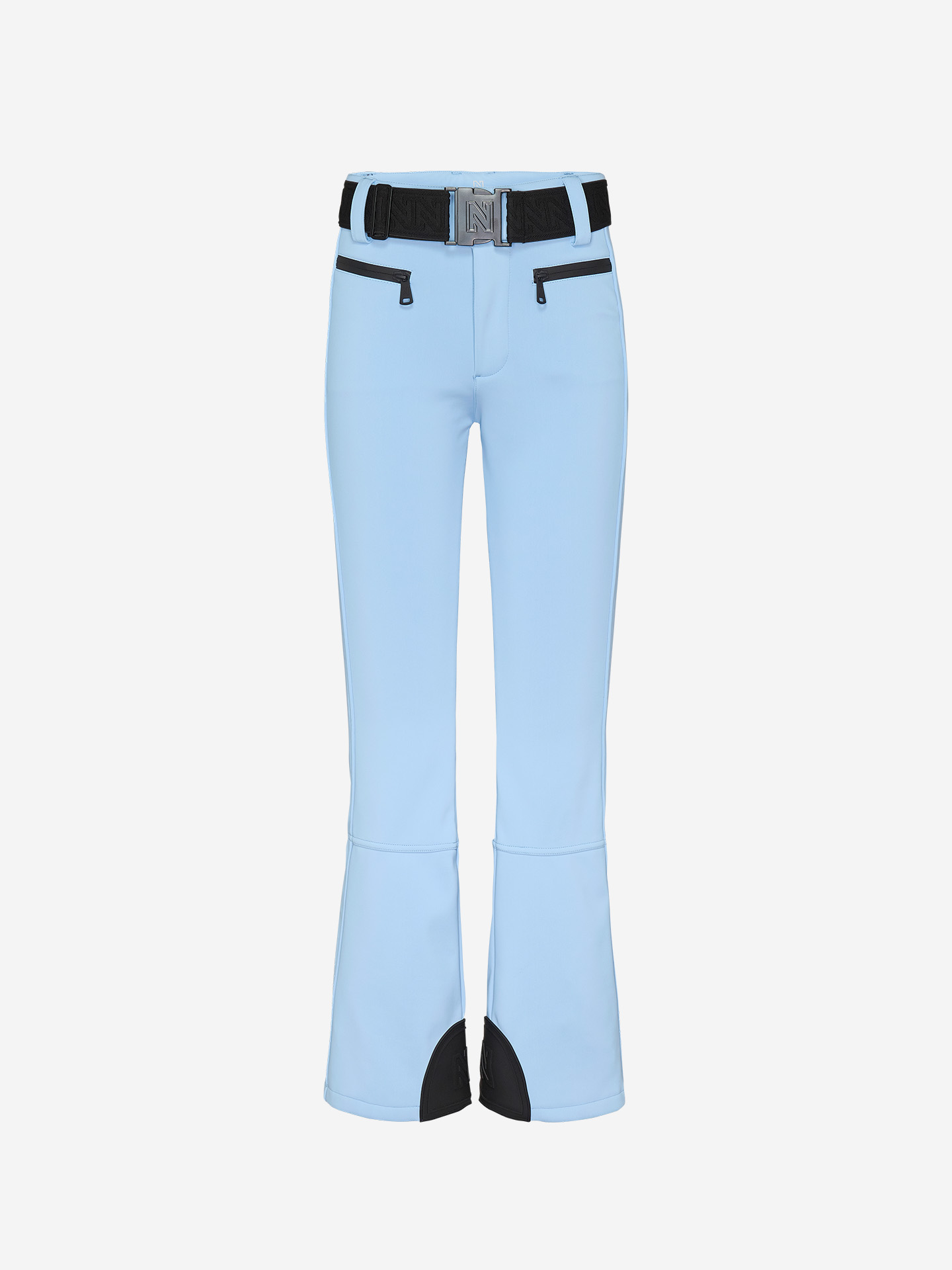 Ski pants with elastic belt