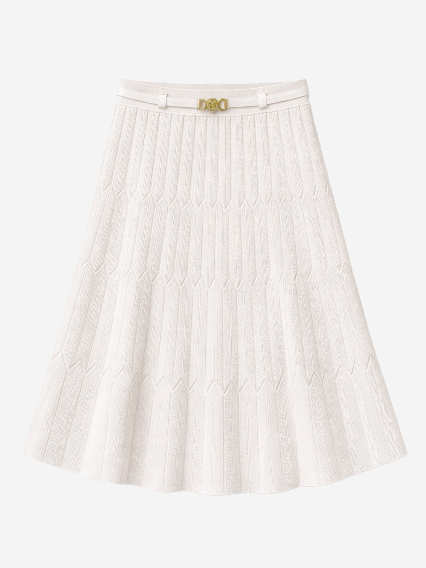 A-line skirt with logo detail