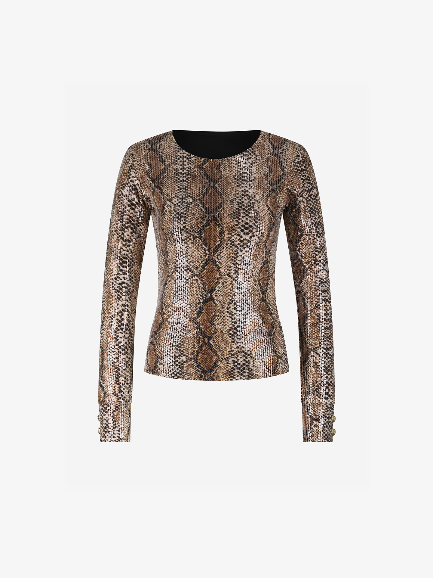 Snake print top