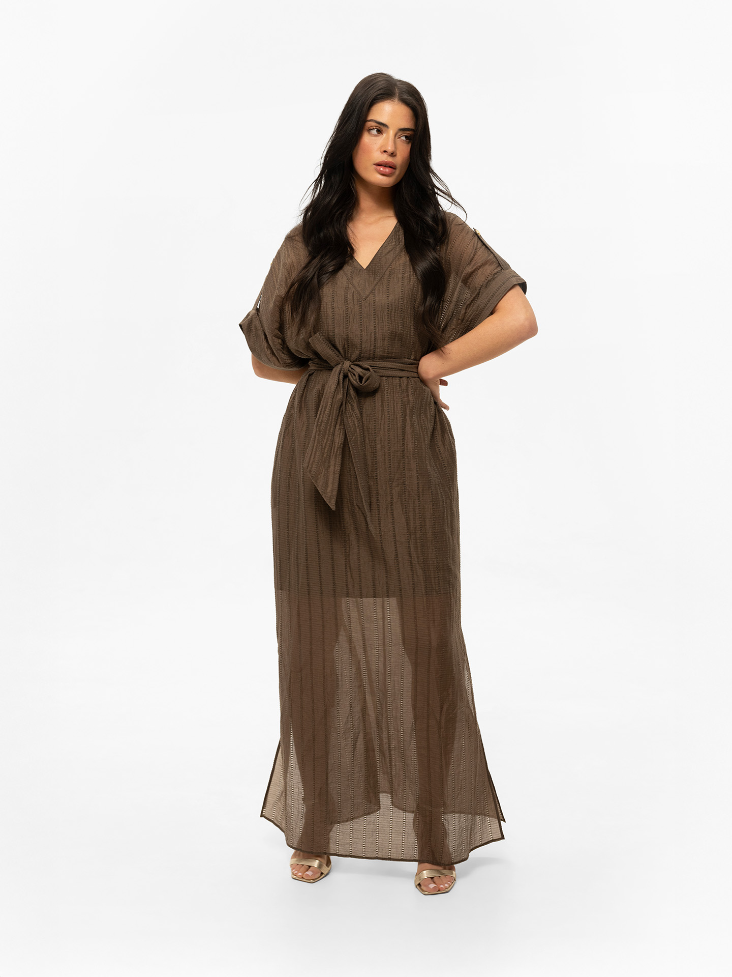 Maxi blousejurk  