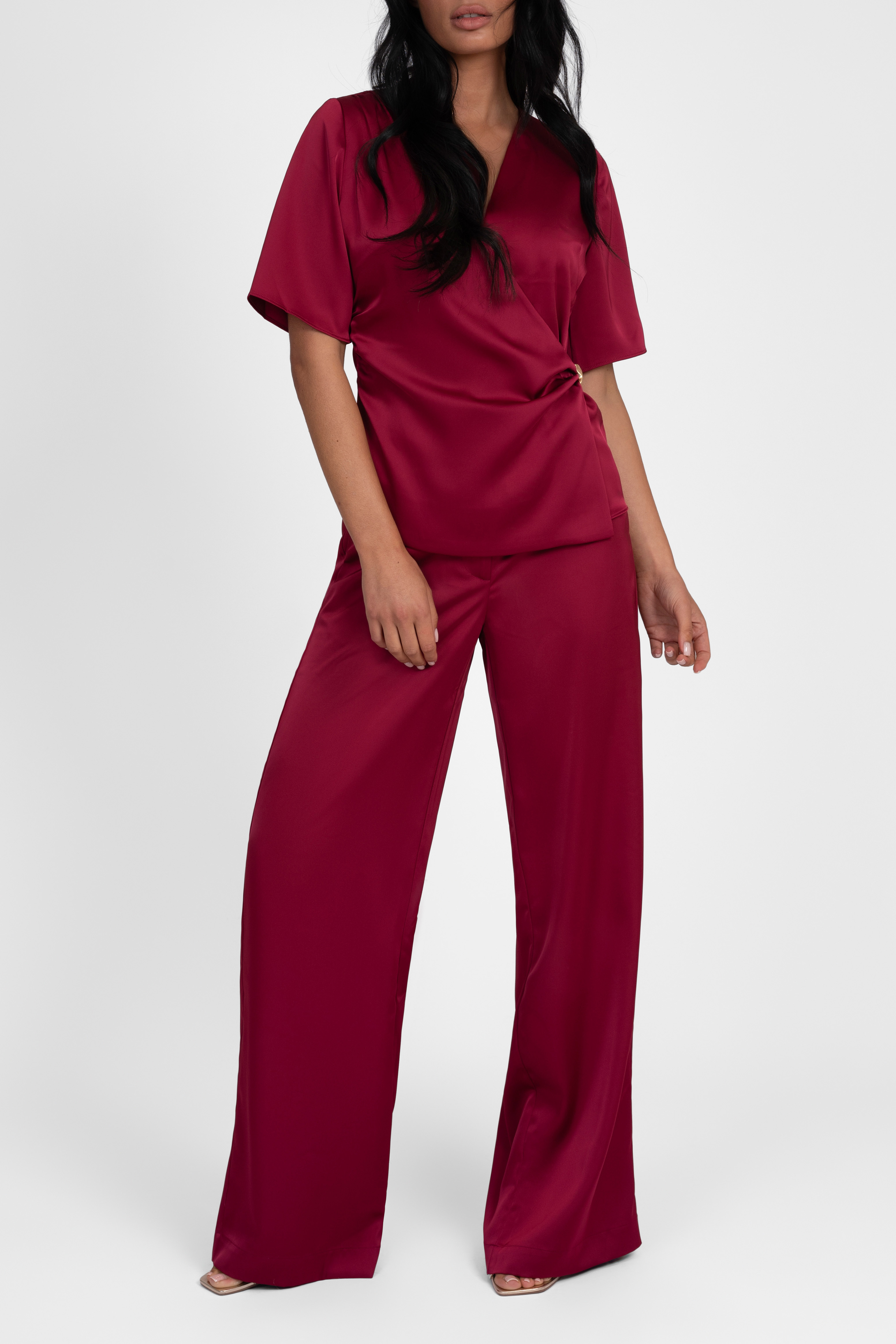 Satin pants
