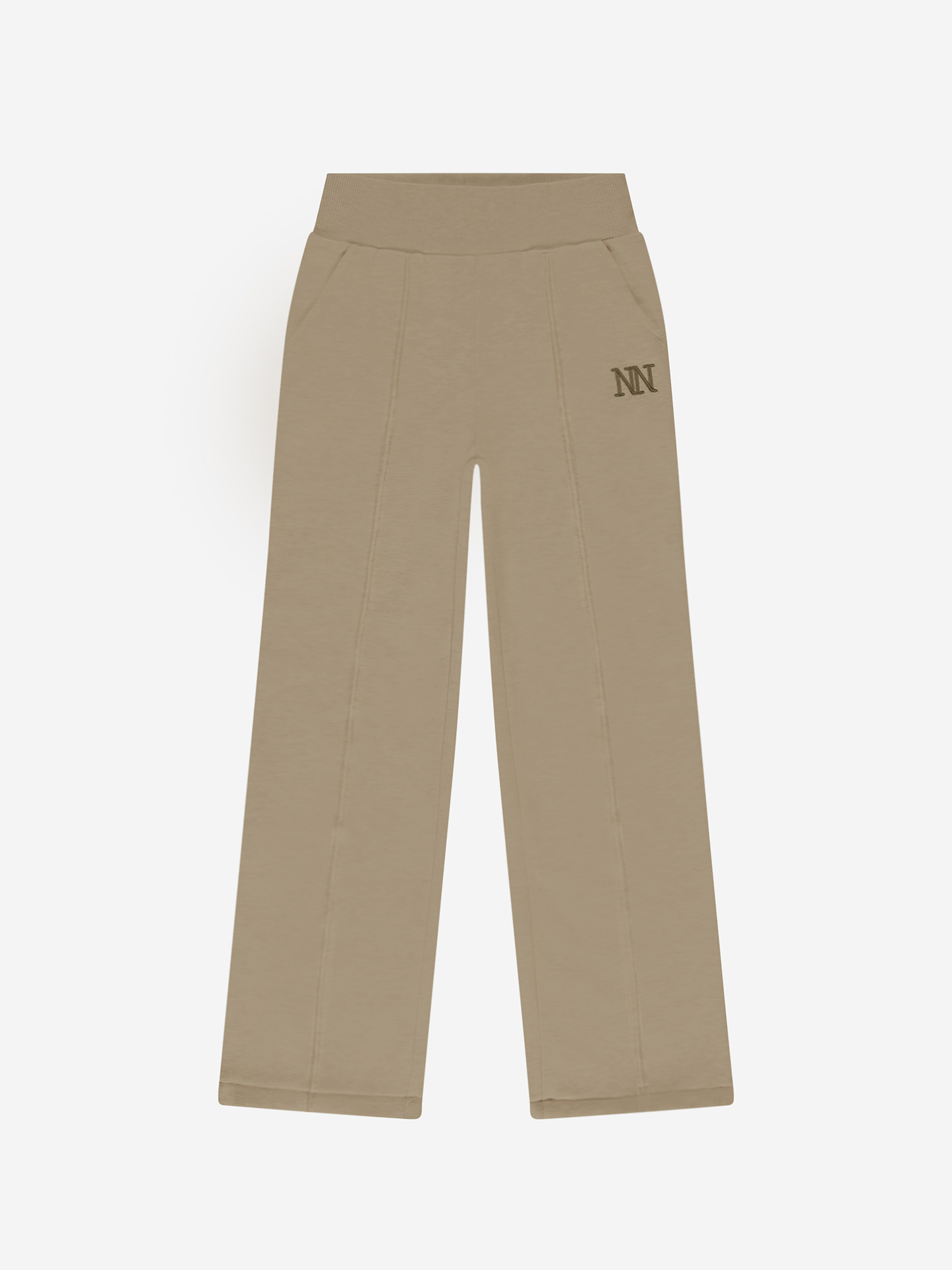 Sweatpants with elastic waistband