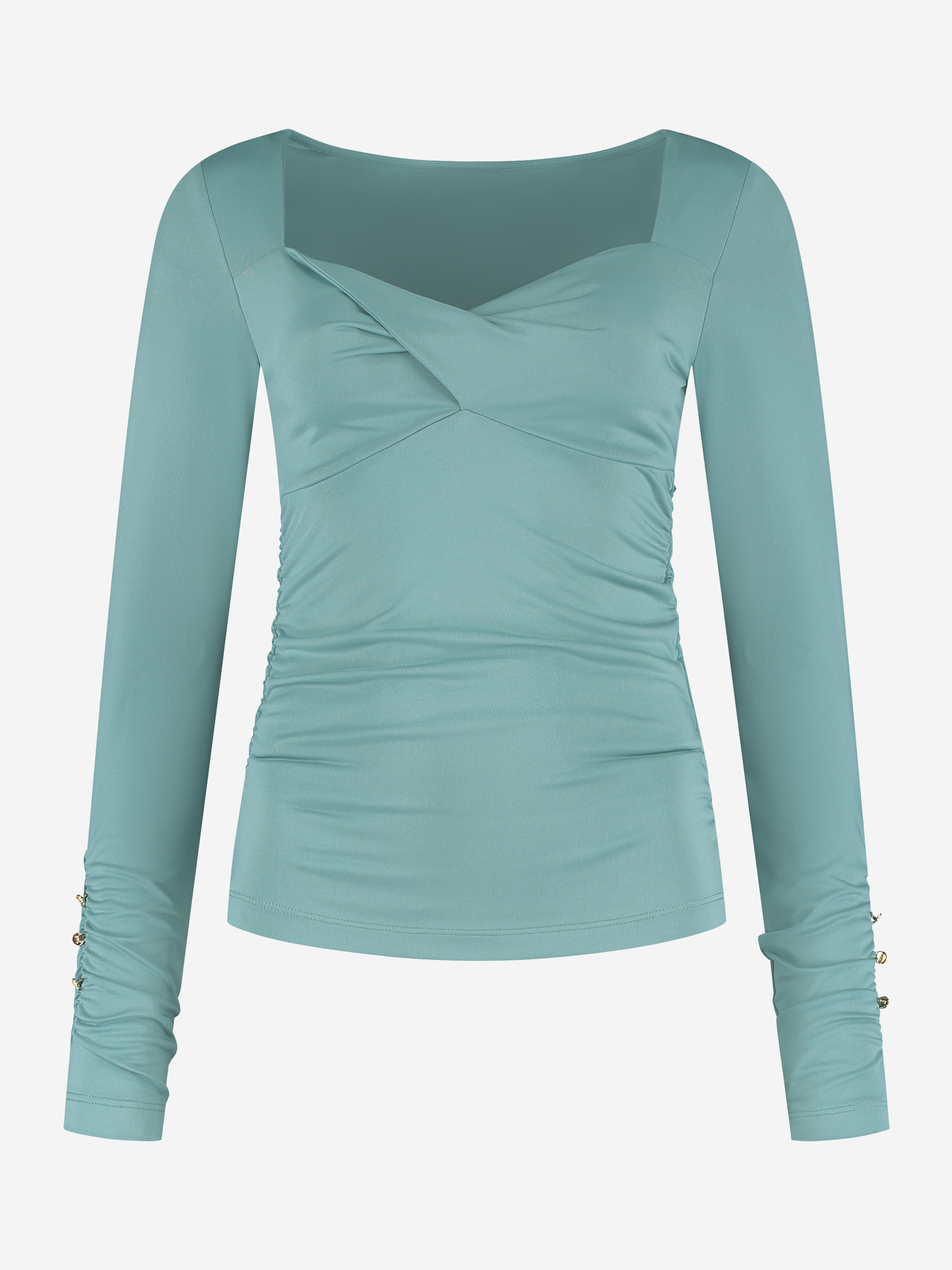 Top with twisted front