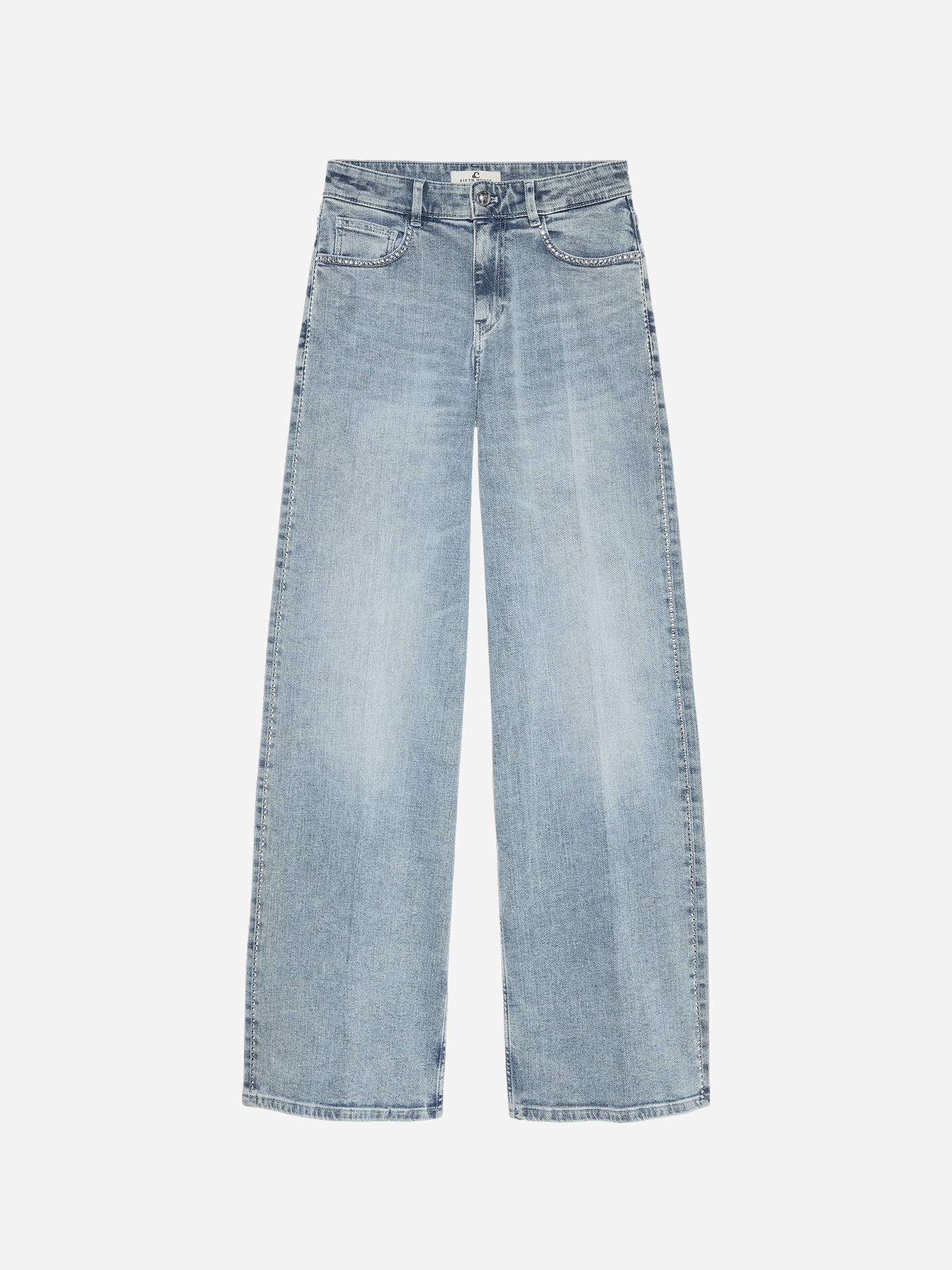 Jeans with rhinestones