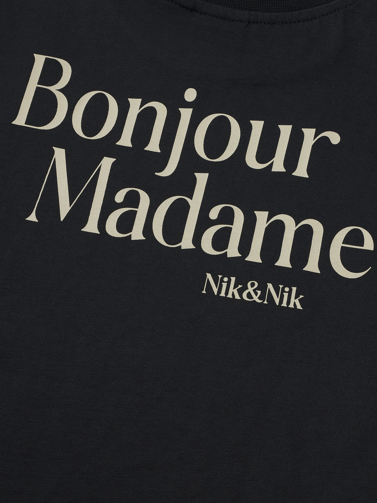 T-shirt with text print