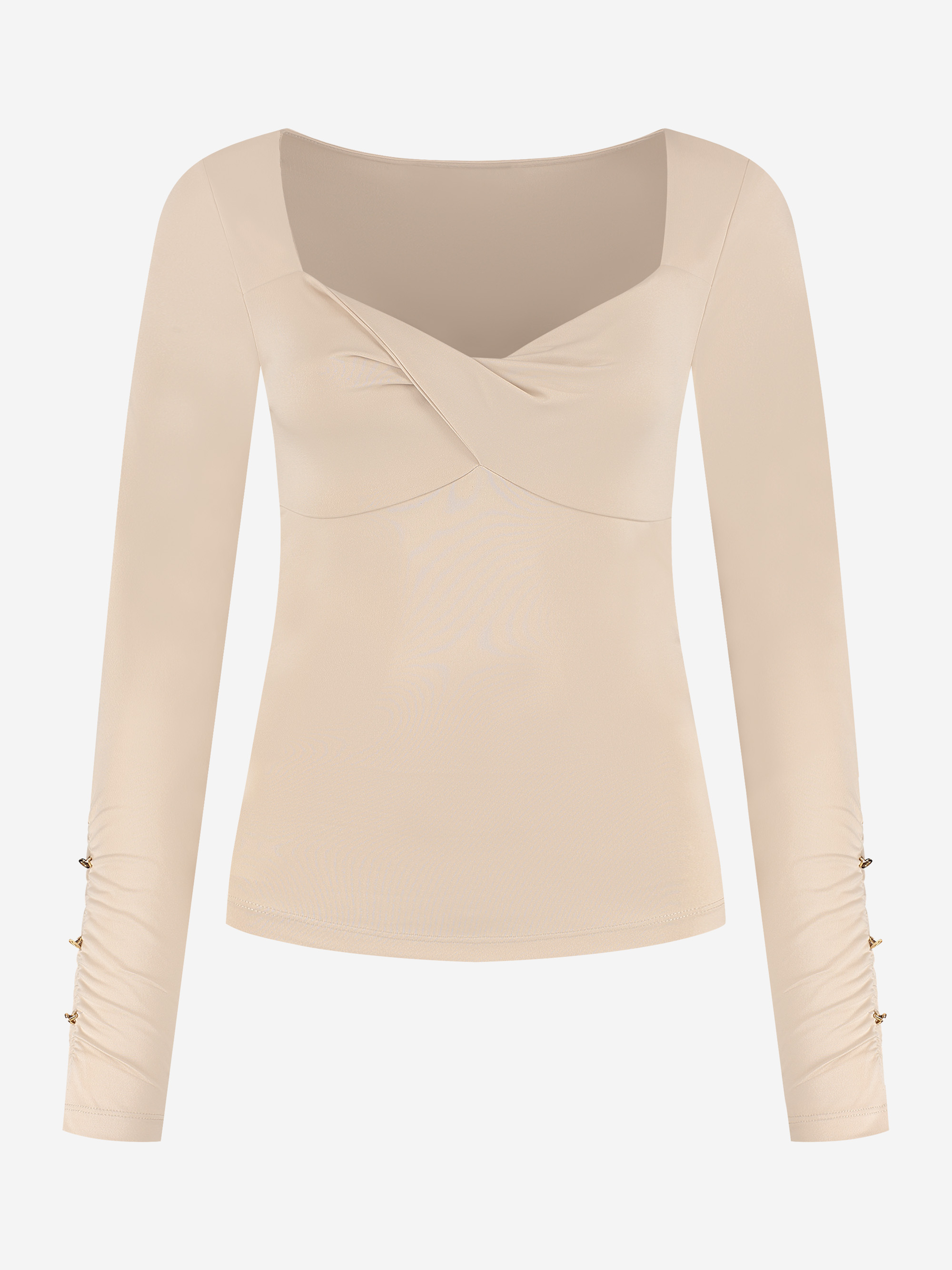 Top with twisted front