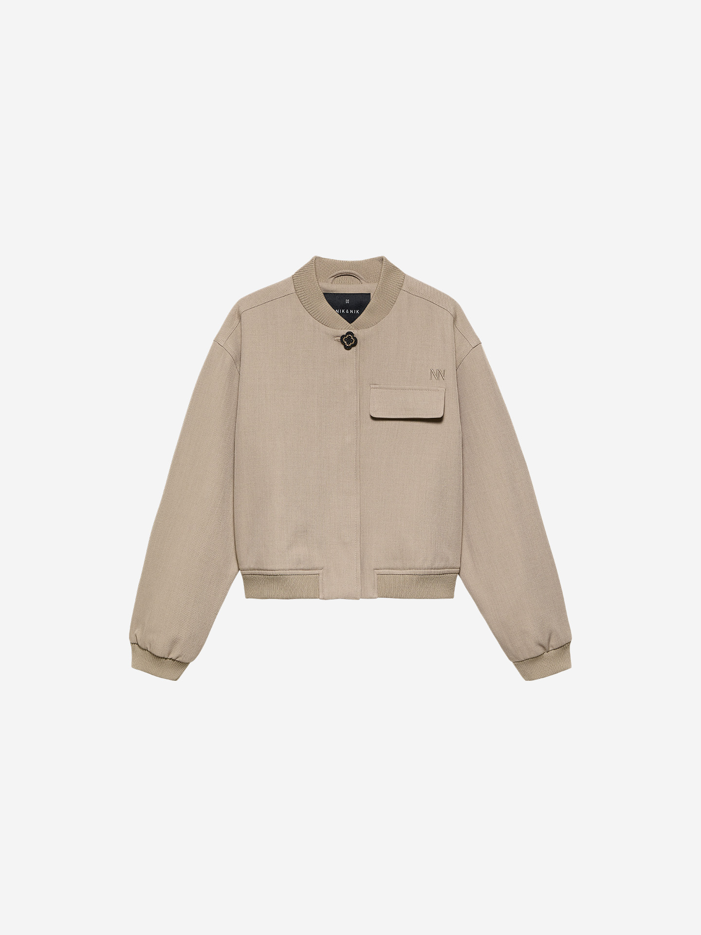 Jacket with button detail