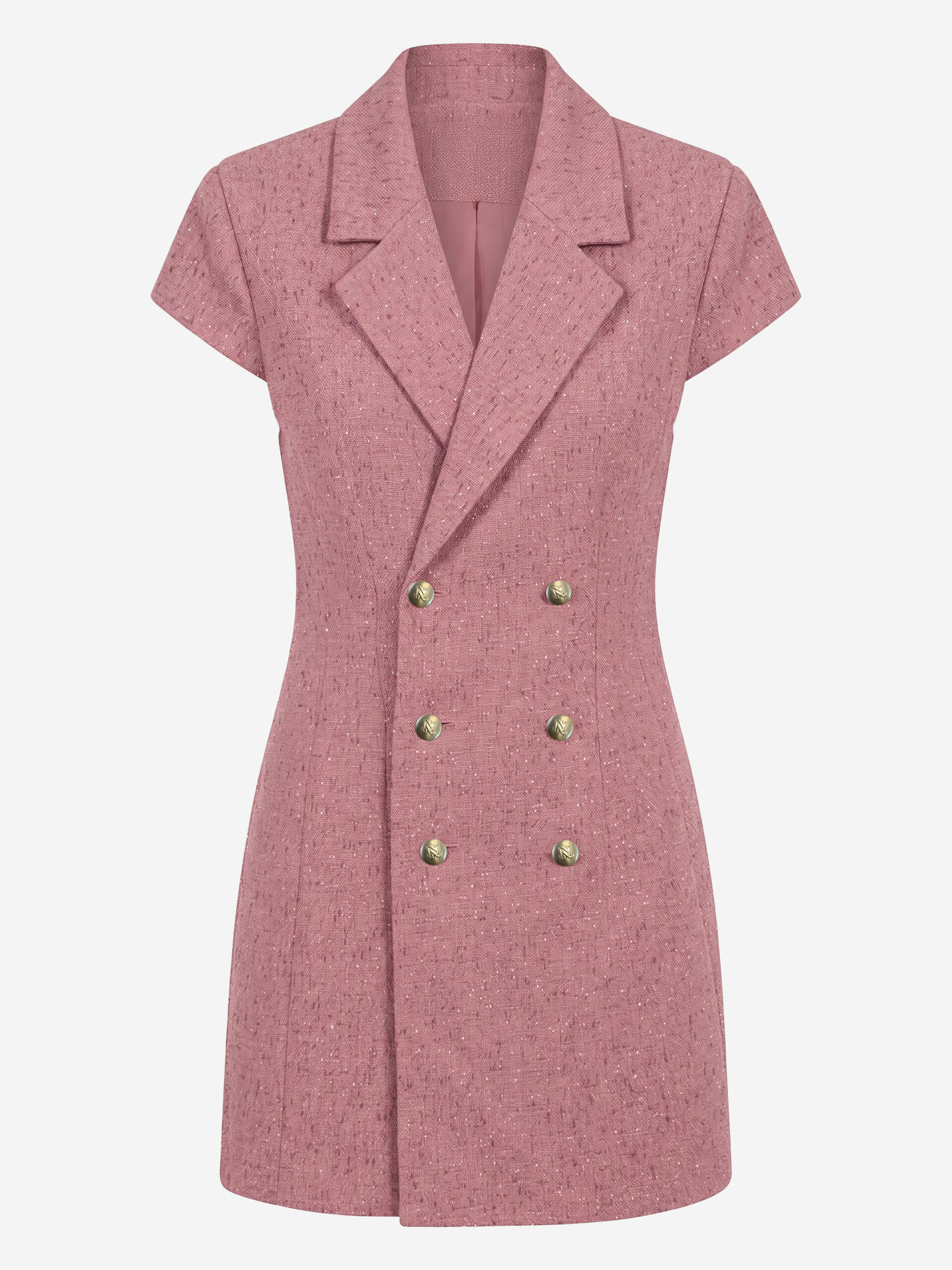 Blazer dress with glitter details