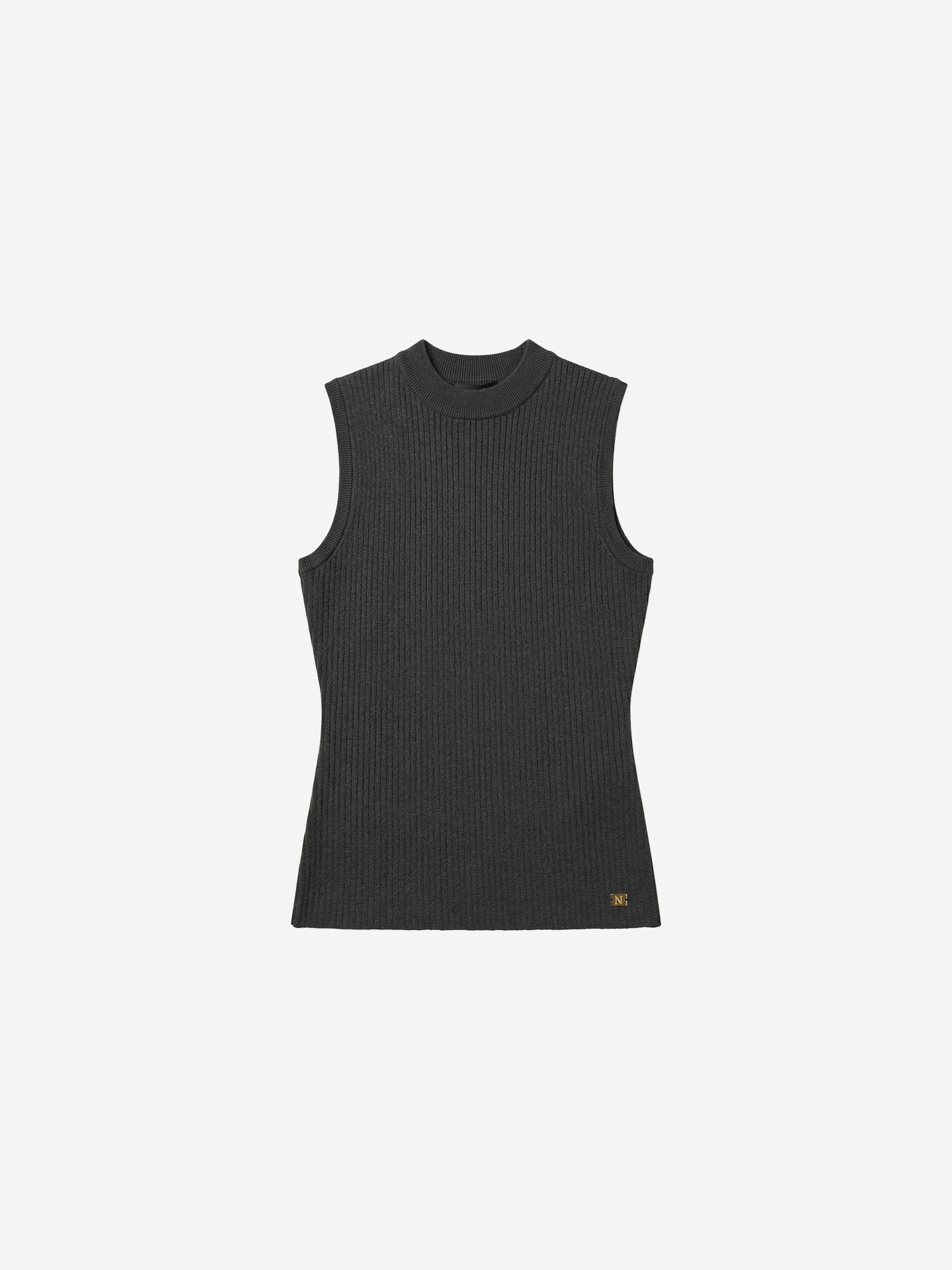 Aansluitende tank top met glitters