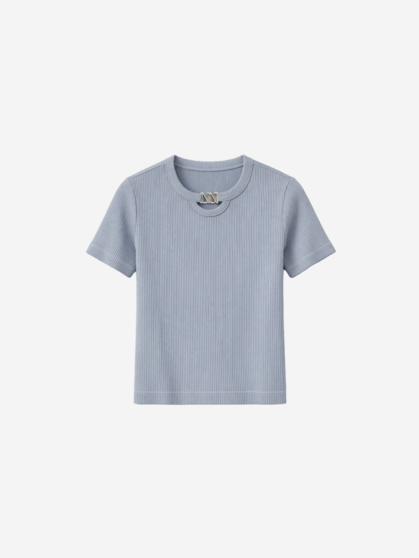 Ribbed top with open detail