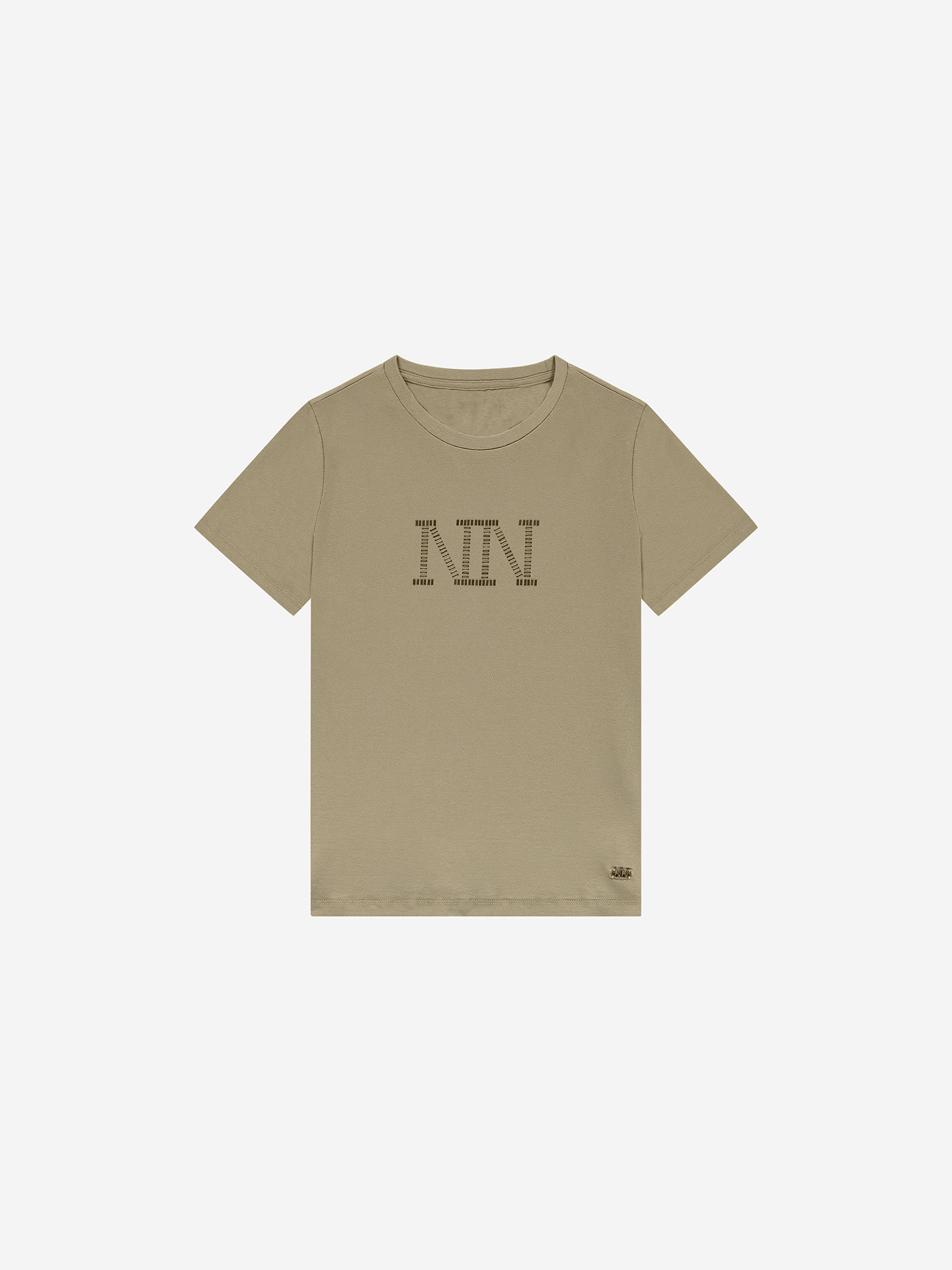 T-shirt with studded logo