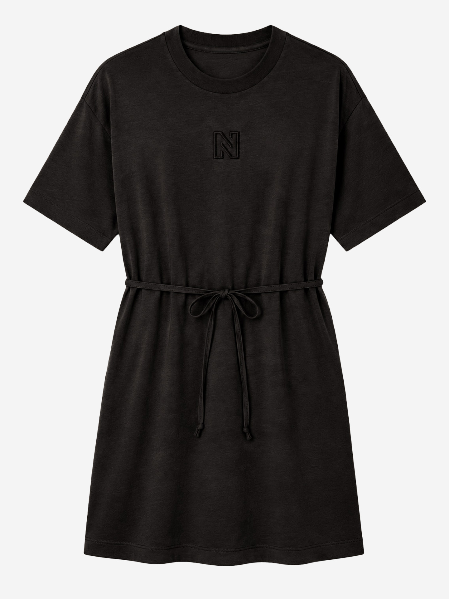 T-shirtjurk met strikkoord