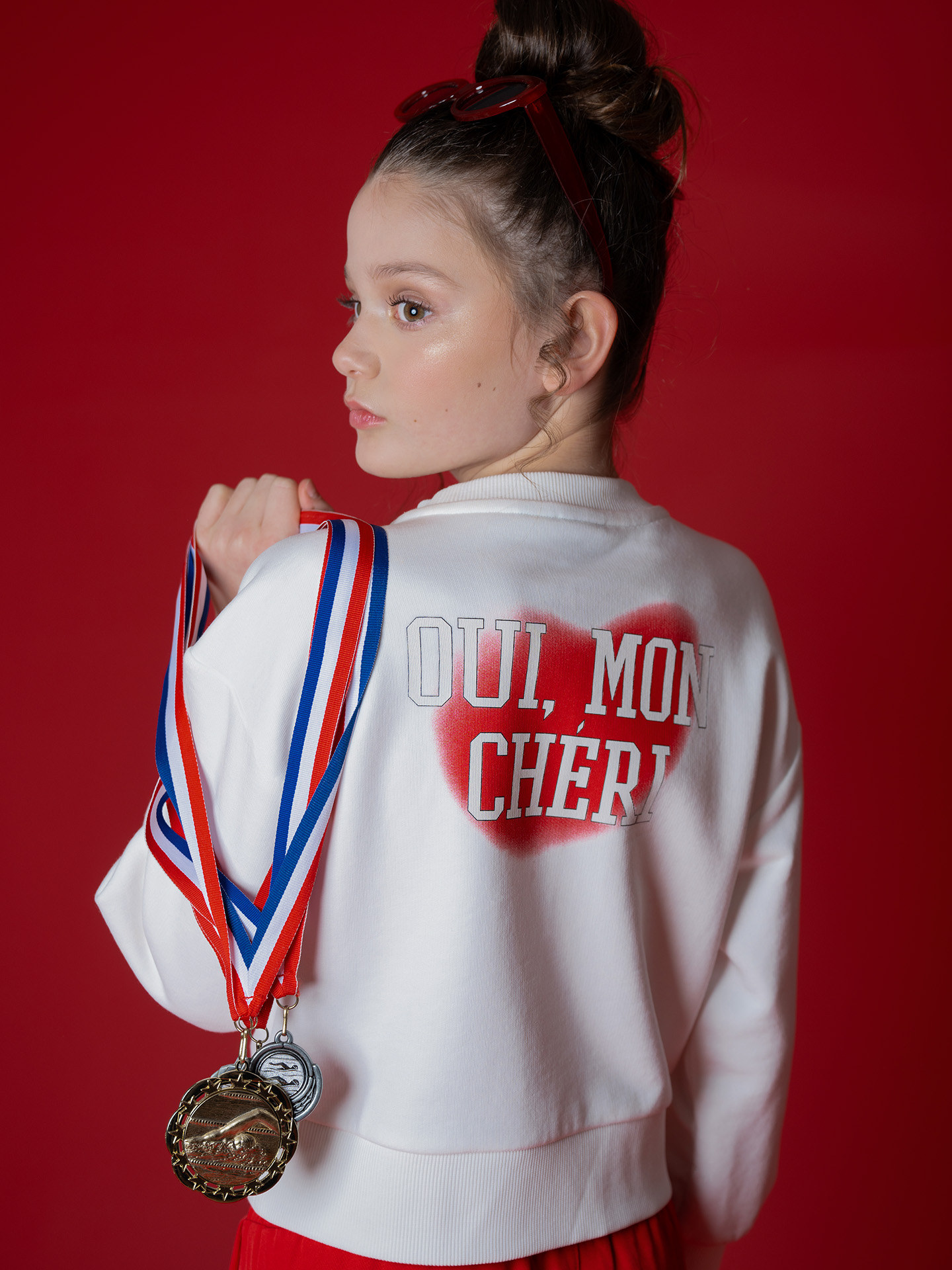 Sweater with graphic print