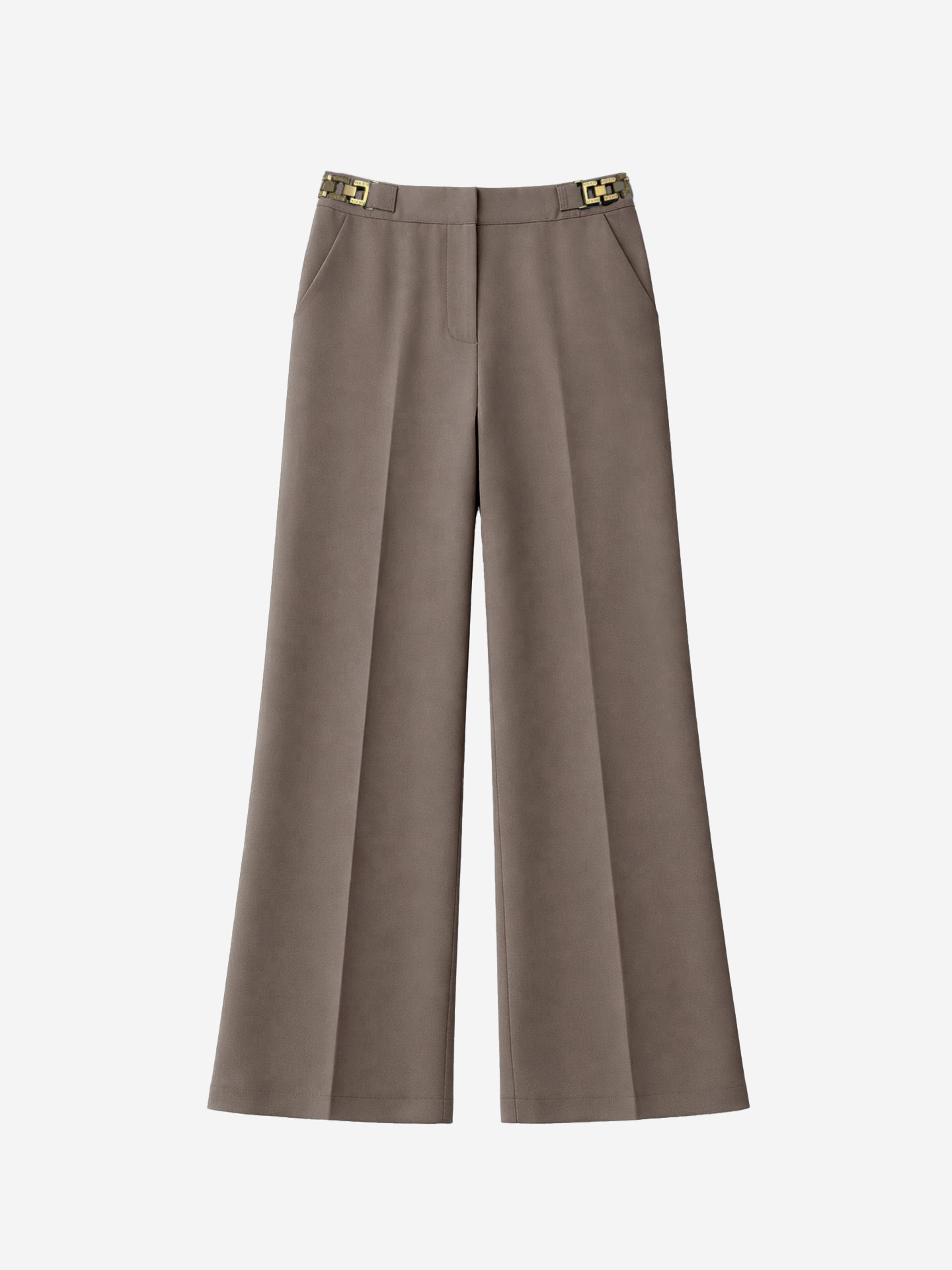 Pants with chain detail