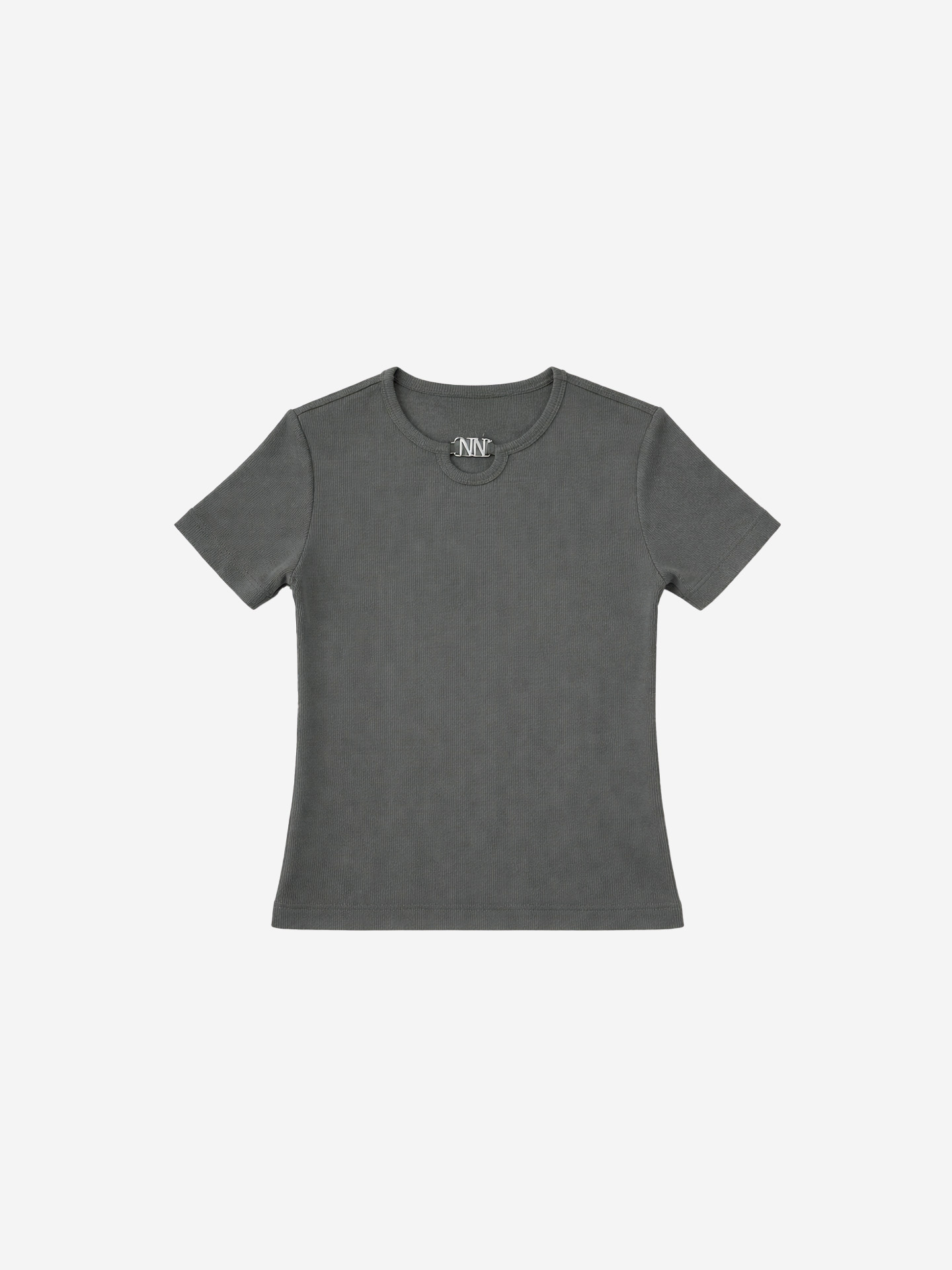 Ribbed top with open detail