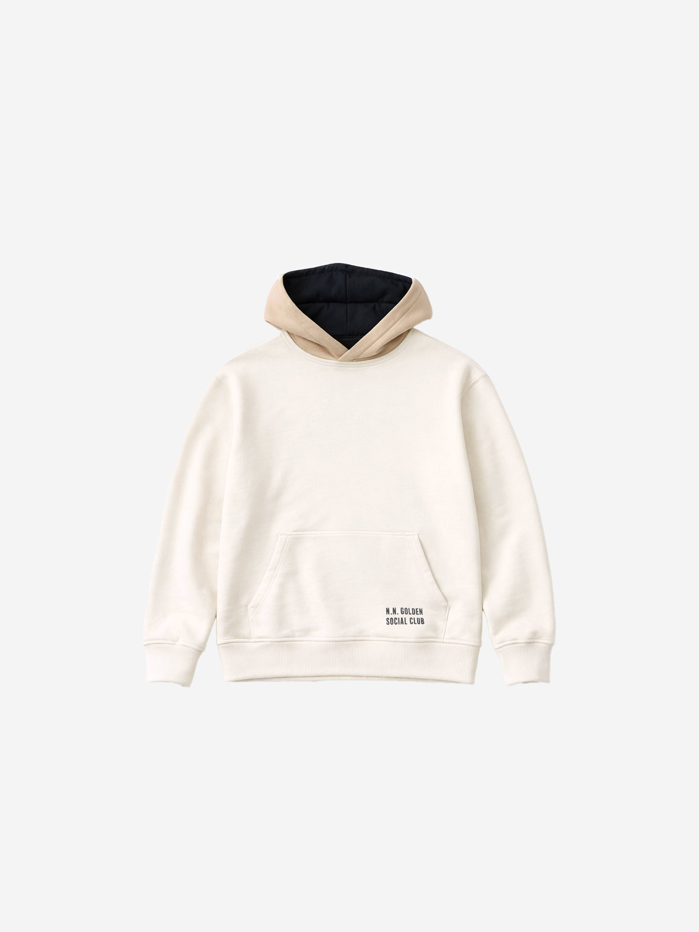 Oversized hoodie with logo print