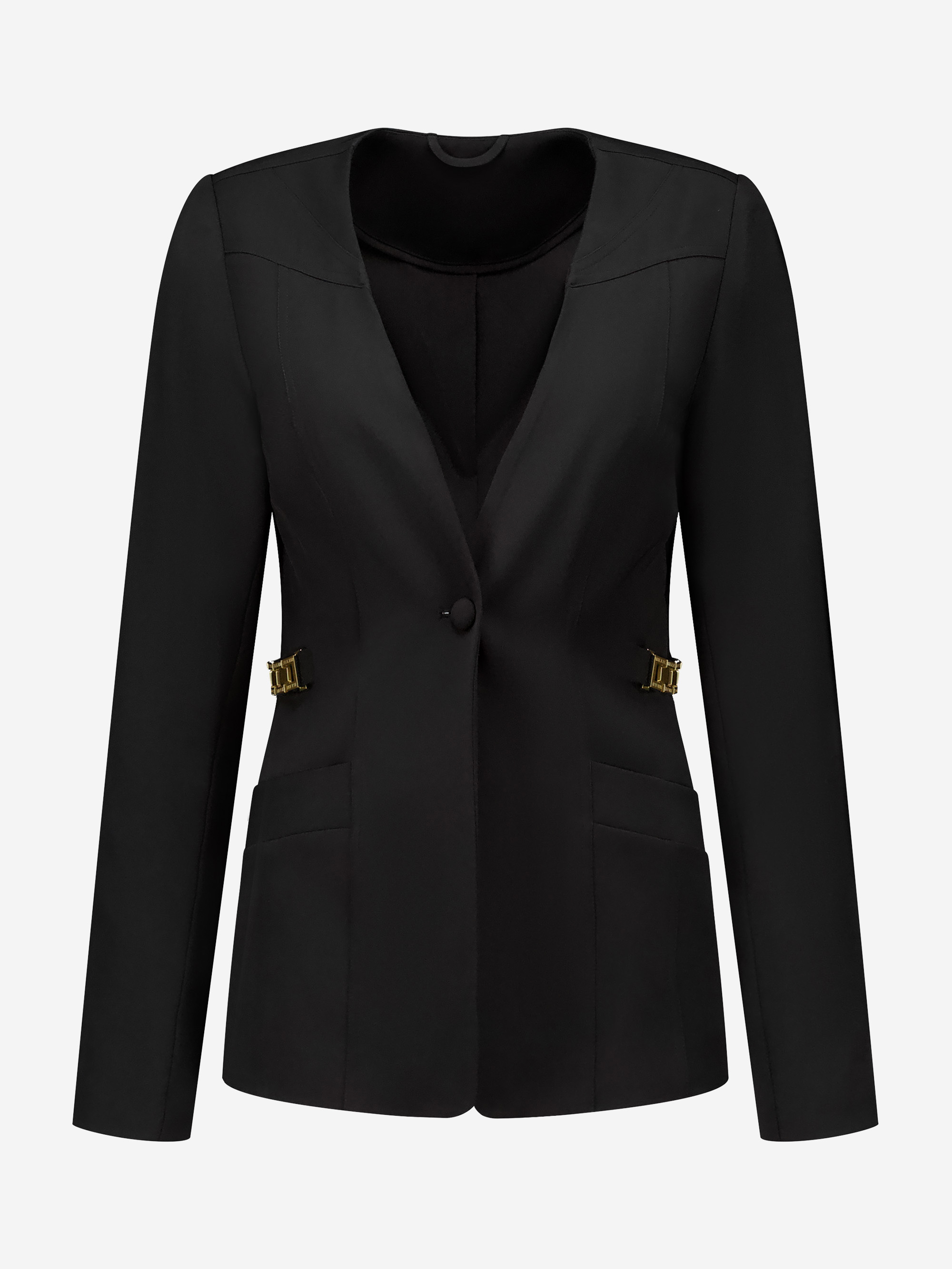 Blazer with chain detail