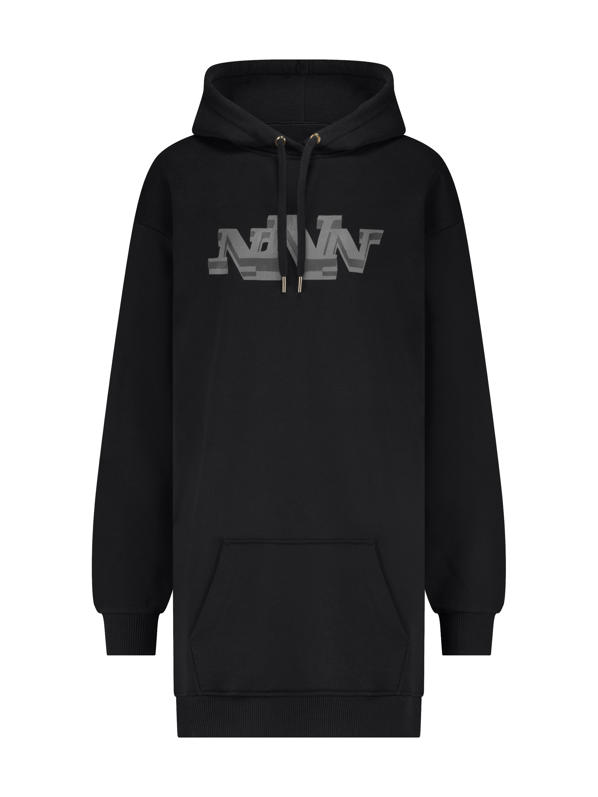 Hoodie dress with N logo
