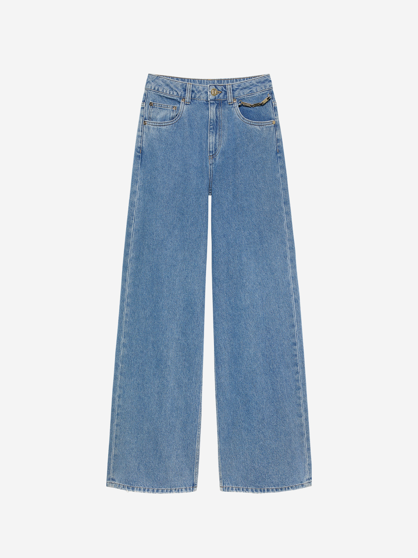 Jeans with chain detail