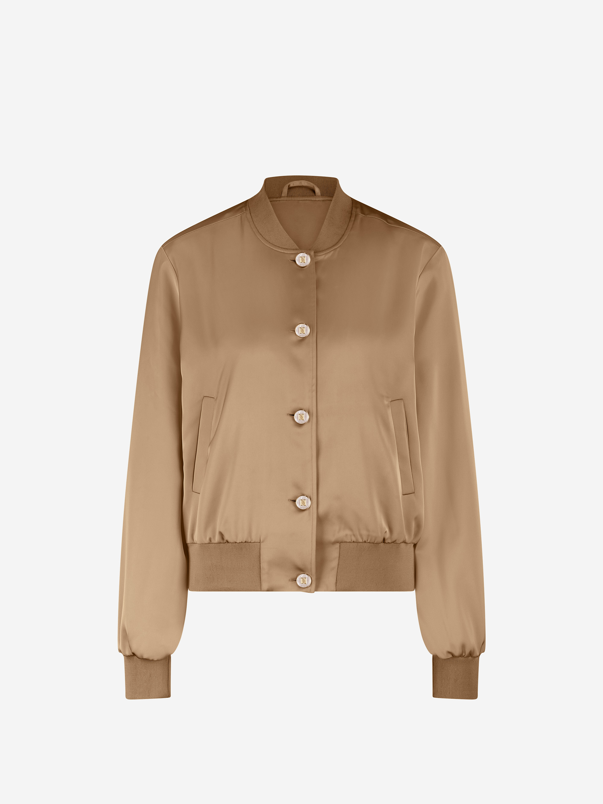 Satijnen bomber jack 