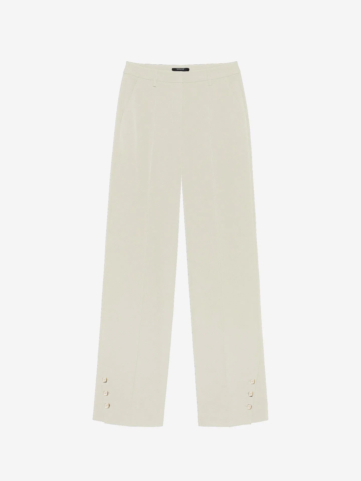 Pants with button details