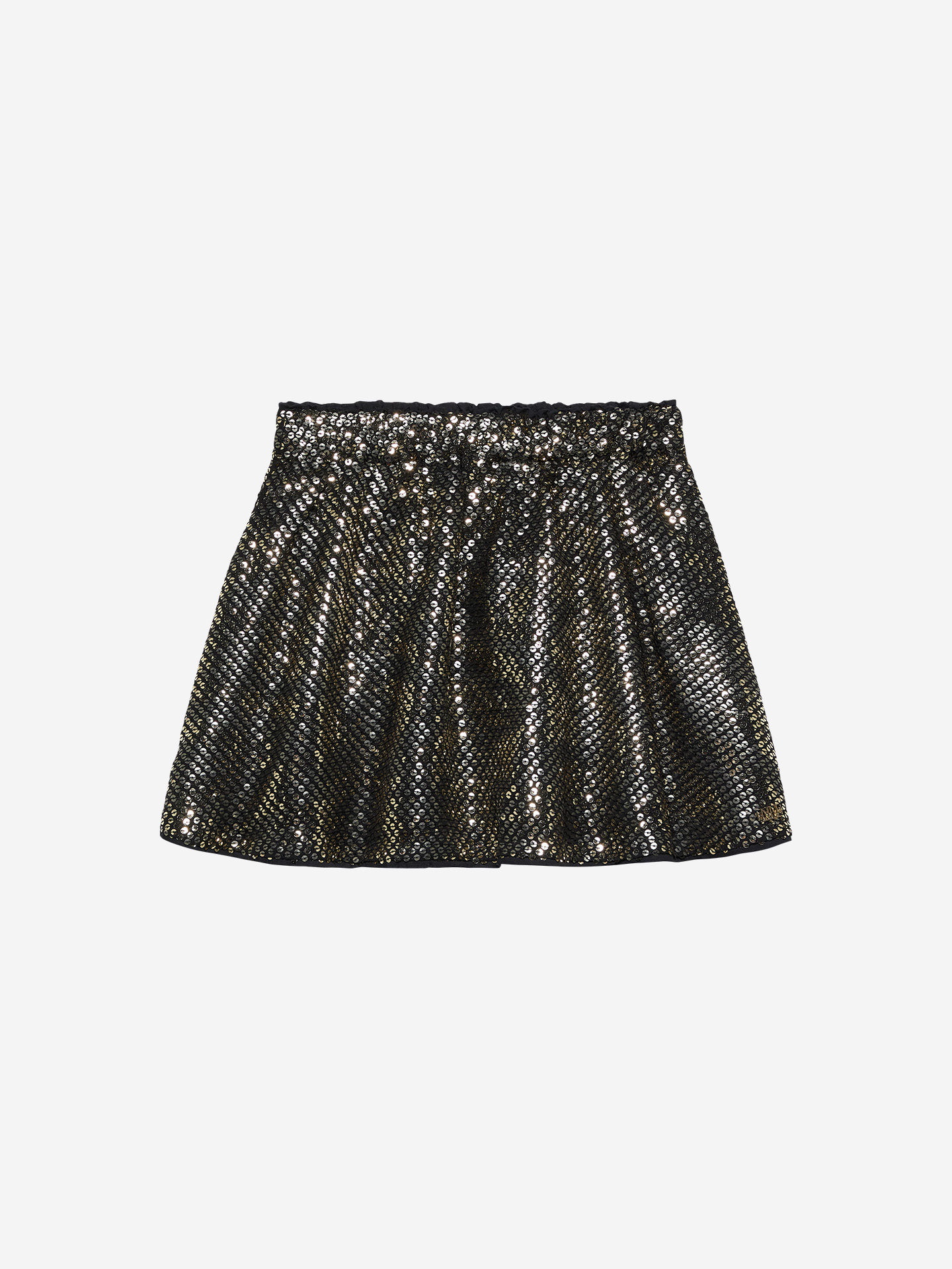 A-line skirt with sequins