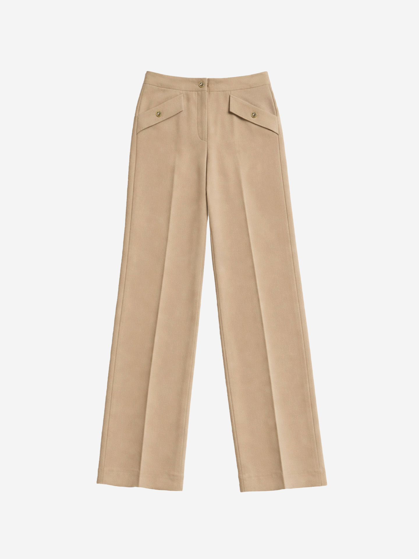 Pantalon met knoopdetails