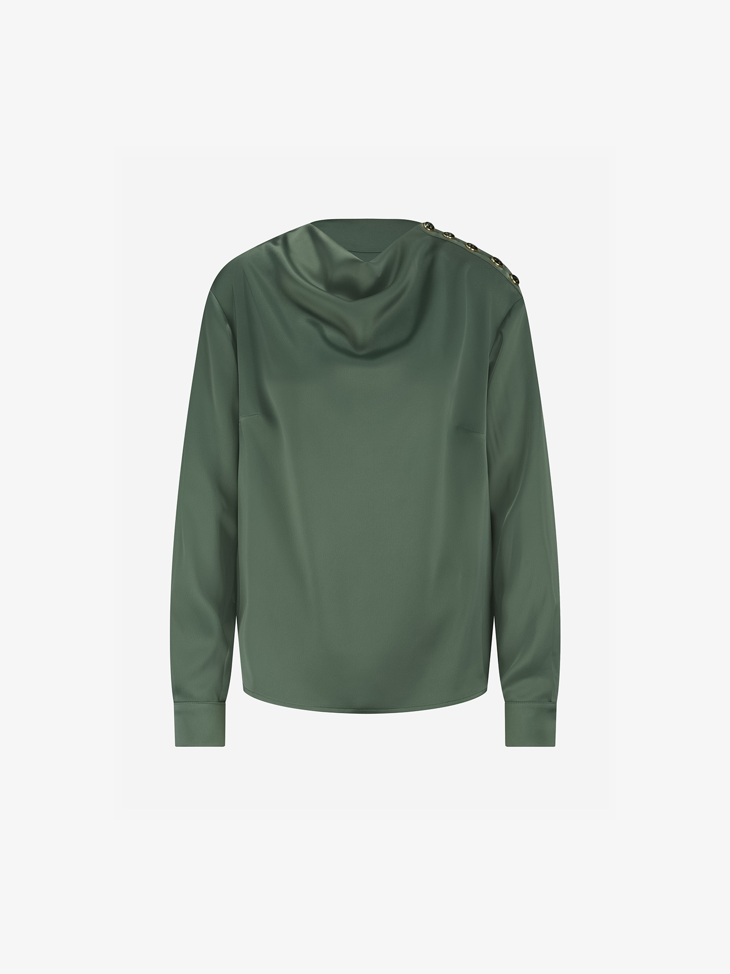 Blouse met hoge hals