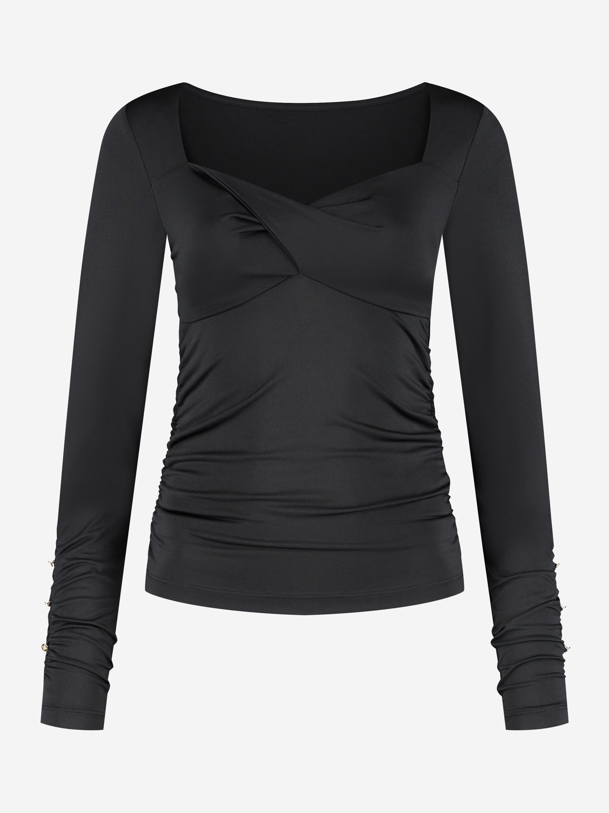 Top with twisted front