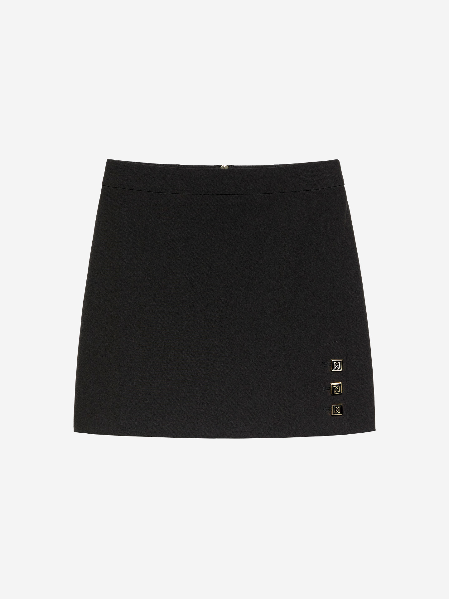 Skirt with button details