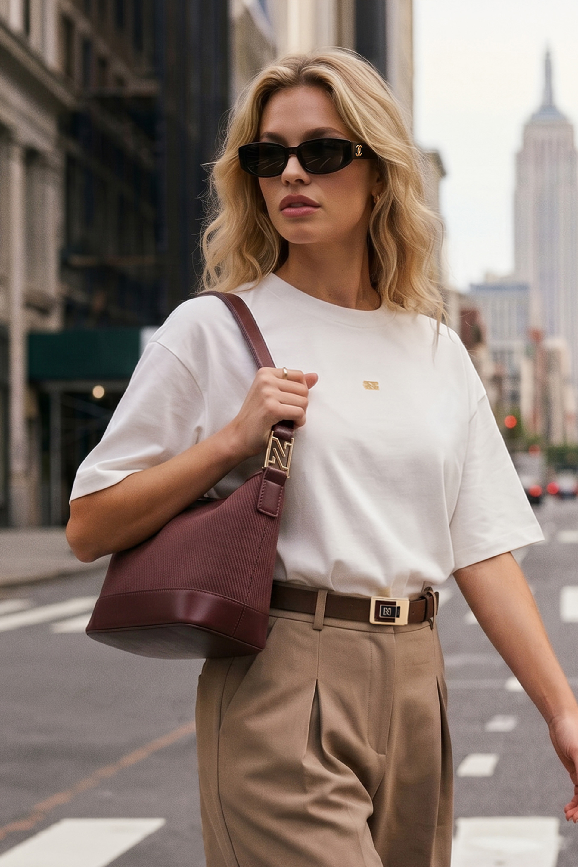 Oversized T-shirt met logo detail