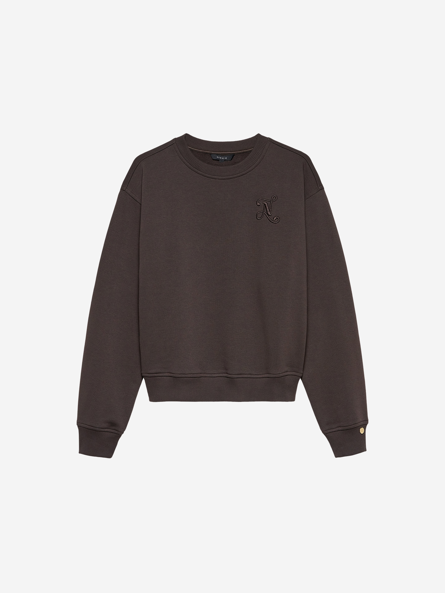 Sweater with embroidered logo