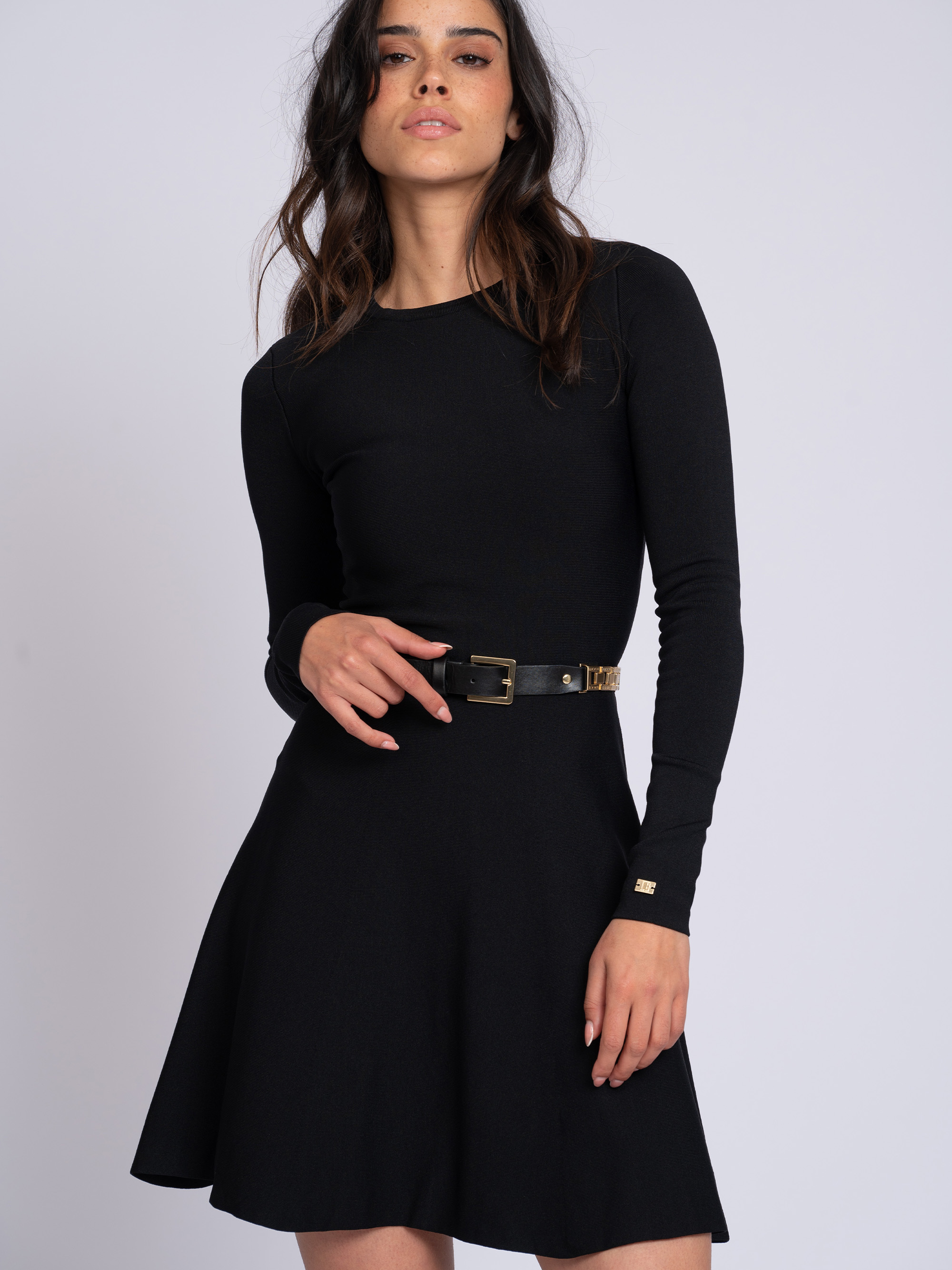 Lijn Jurk Zwarte Chiffon Jurk Lijn Jurk Jurk Chiffon Pallene Een