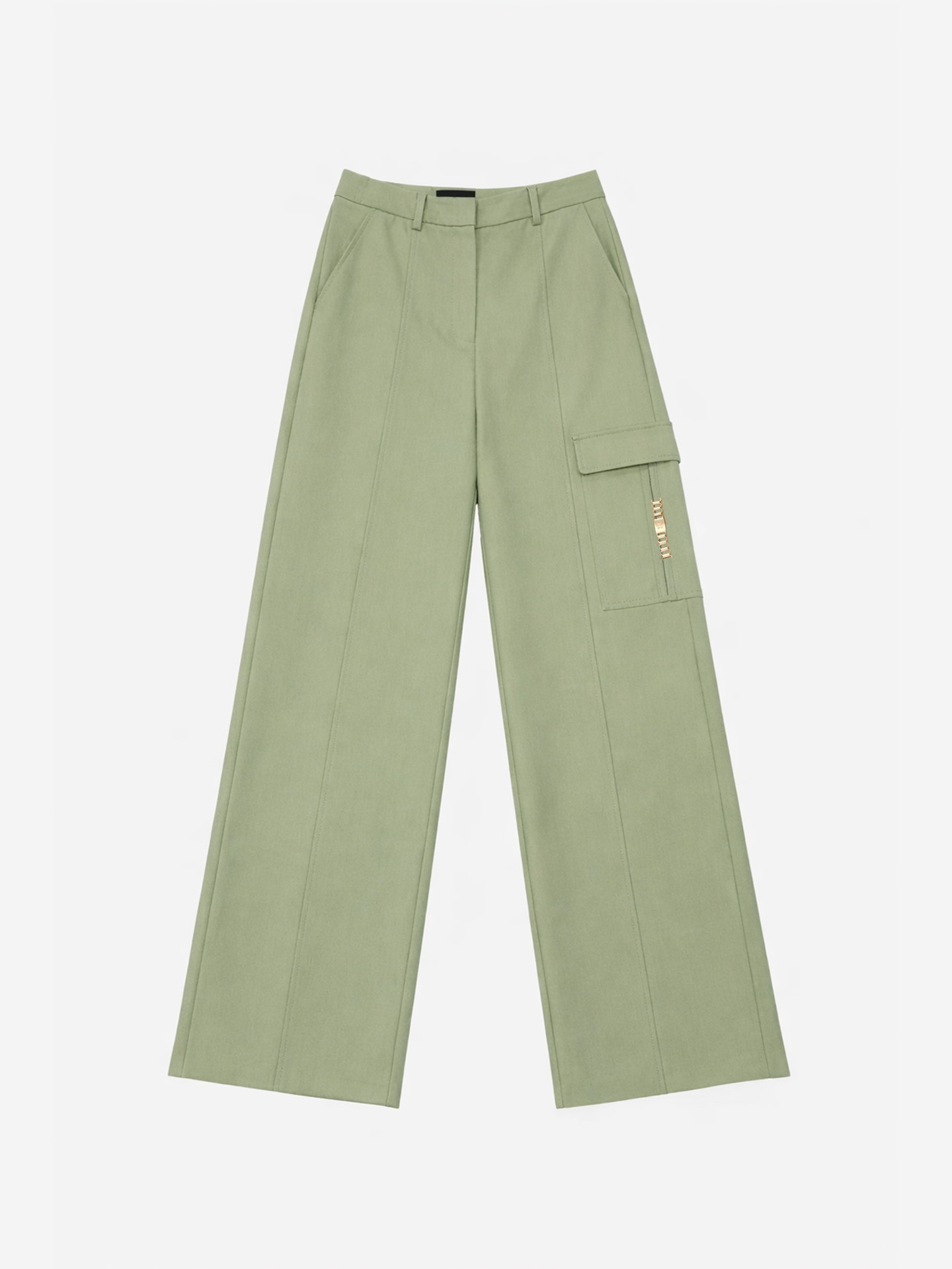 Pants with chain detail