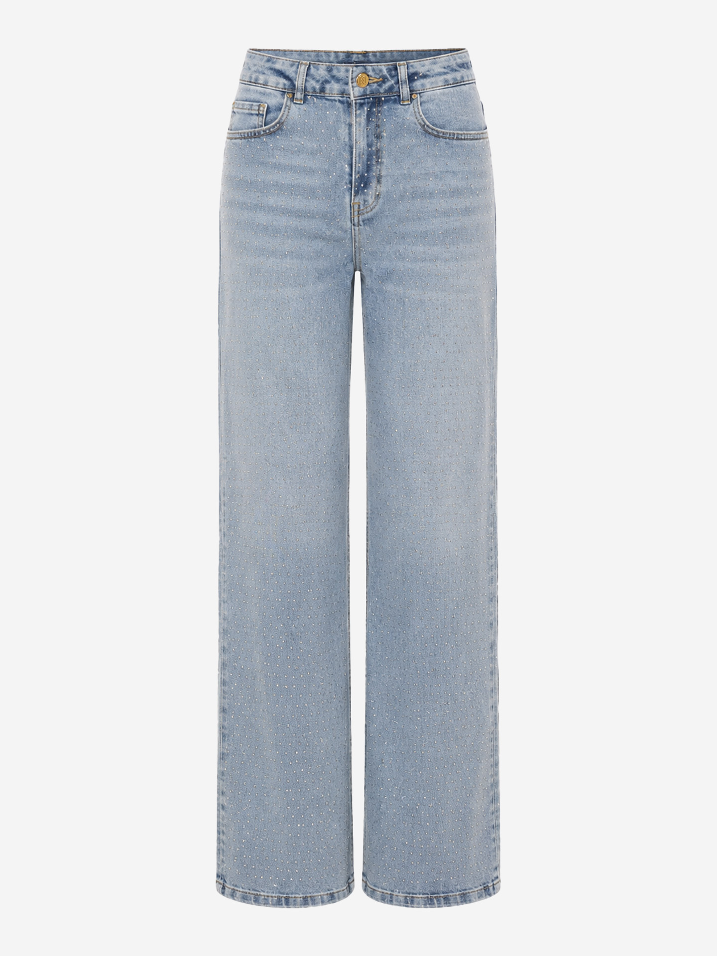 Jeans with rhinestones