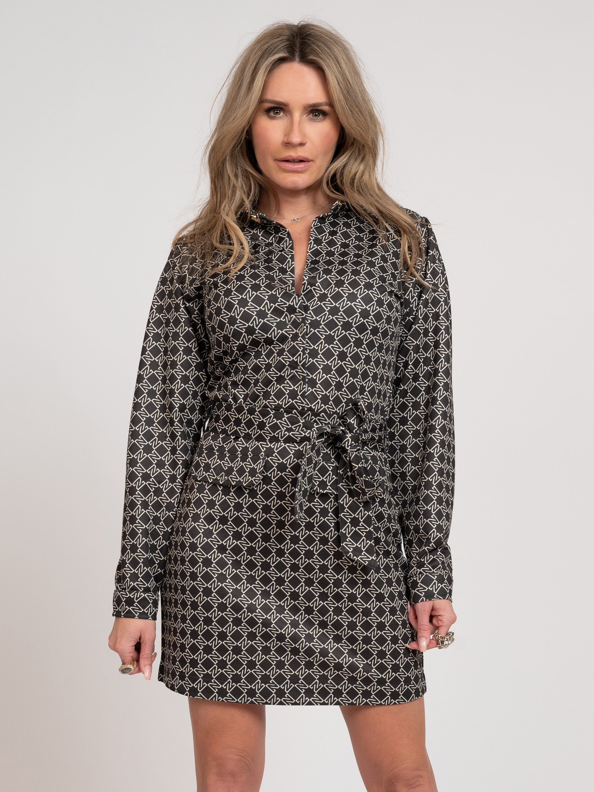 Monogram Logo Dress