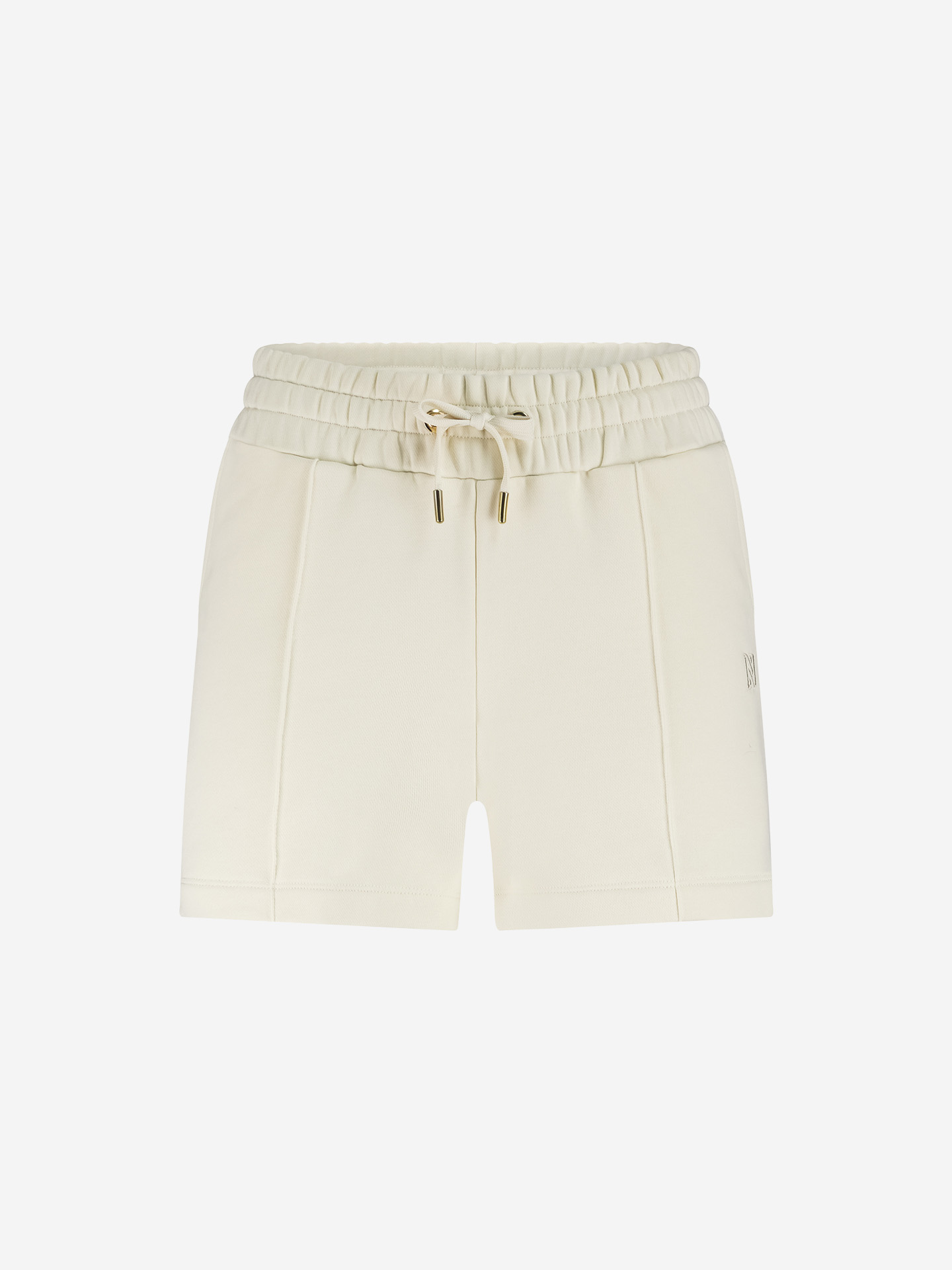 Sweat shorts with elastic waistband