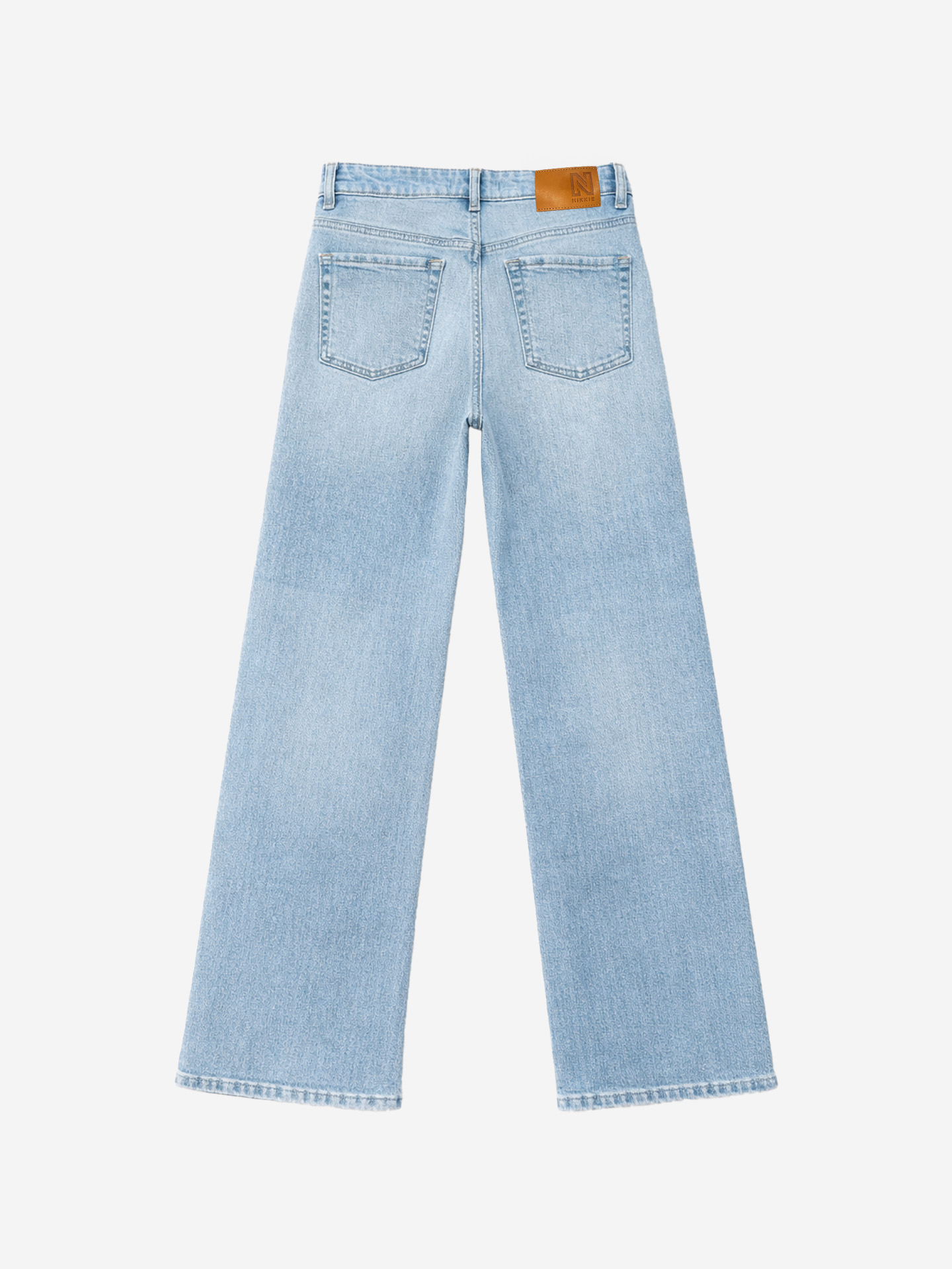 Wide Leg Chain Denim