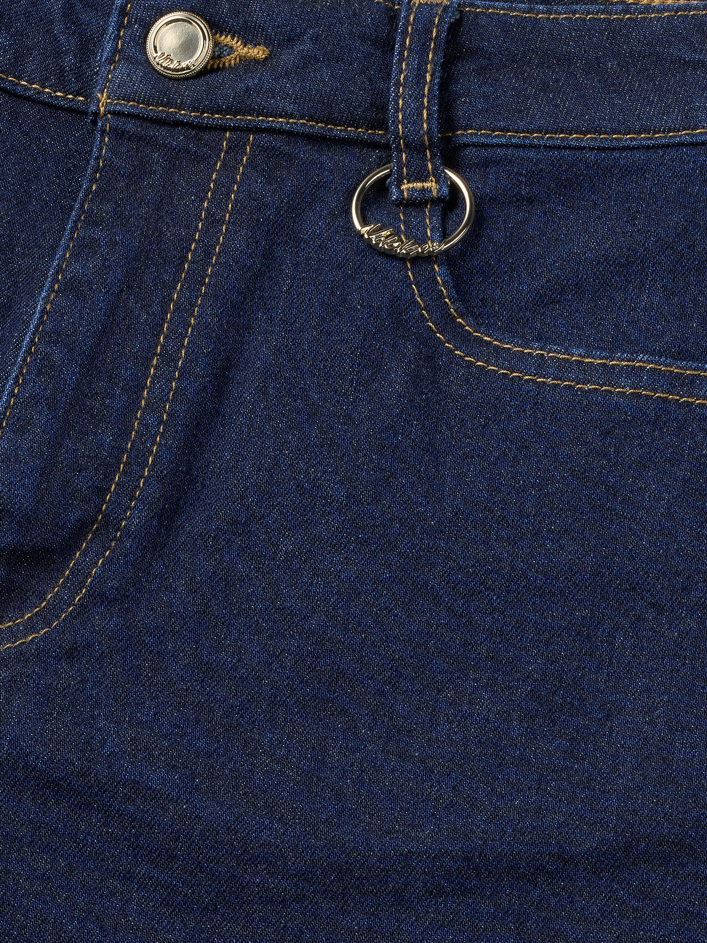 Jeans met logo ring detail