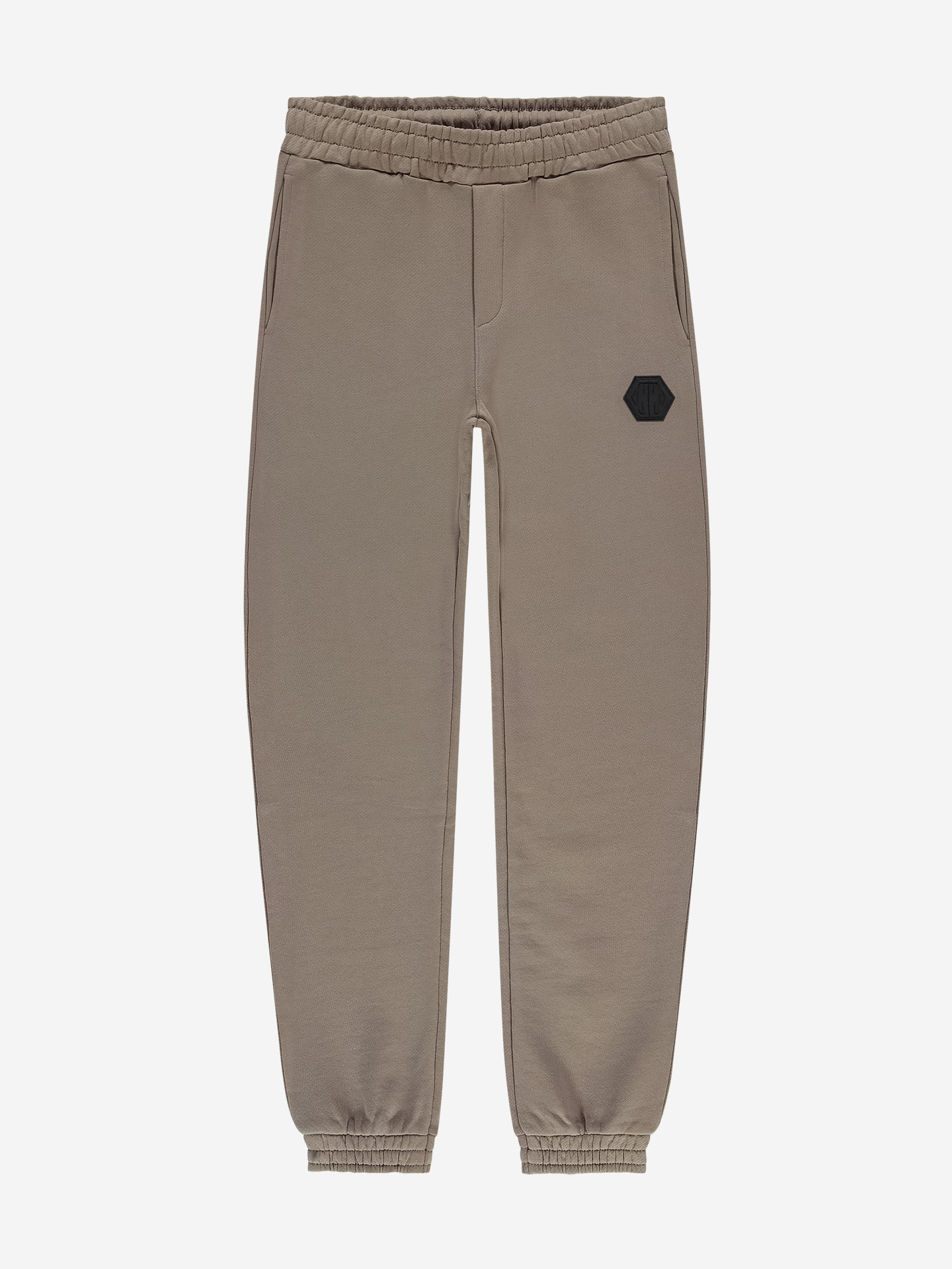 Loose-fitting sweatpants with logo patch