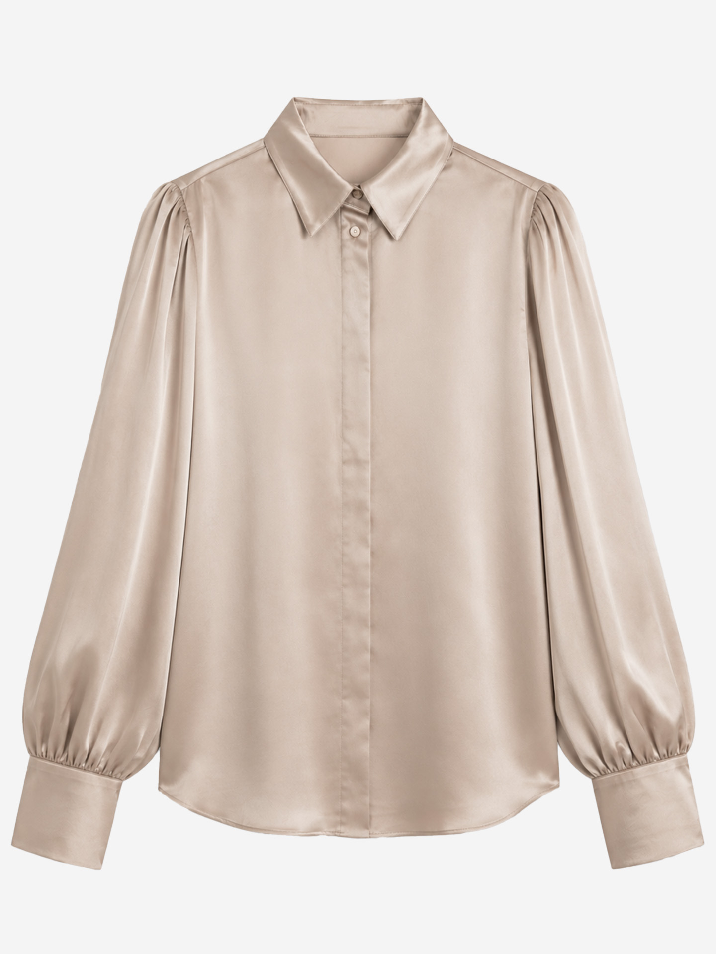 Satijnen blouse