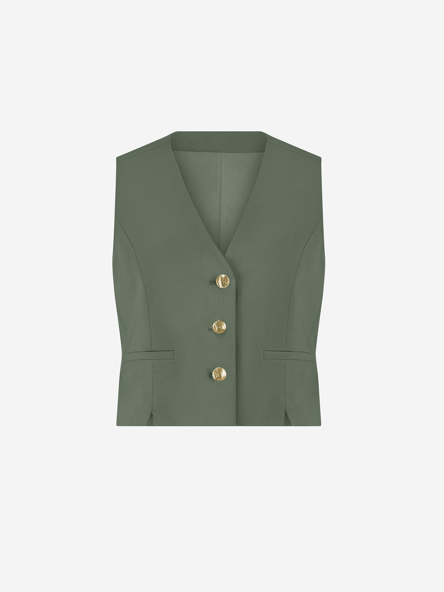 Waistcoat with adjustable waistband