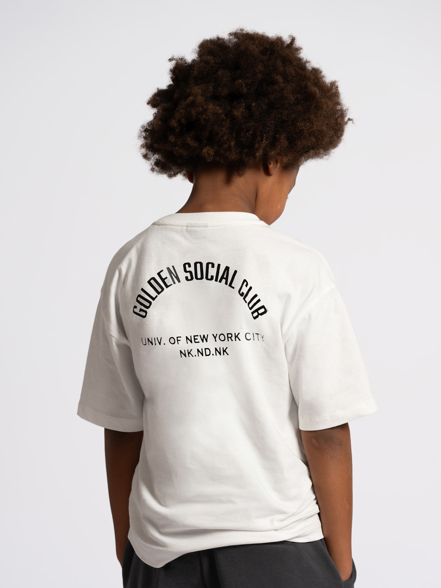 T-shirt with print on the back