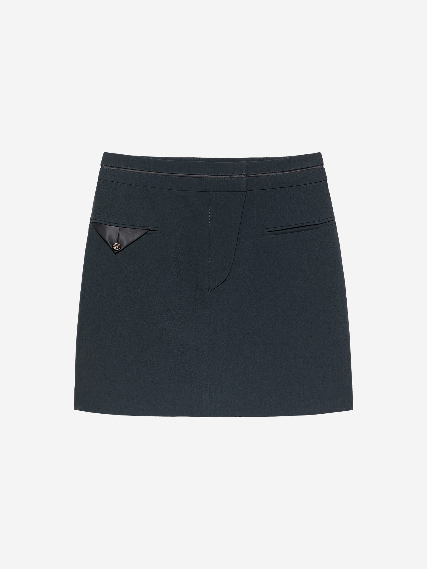 Korte rok met satijnen details