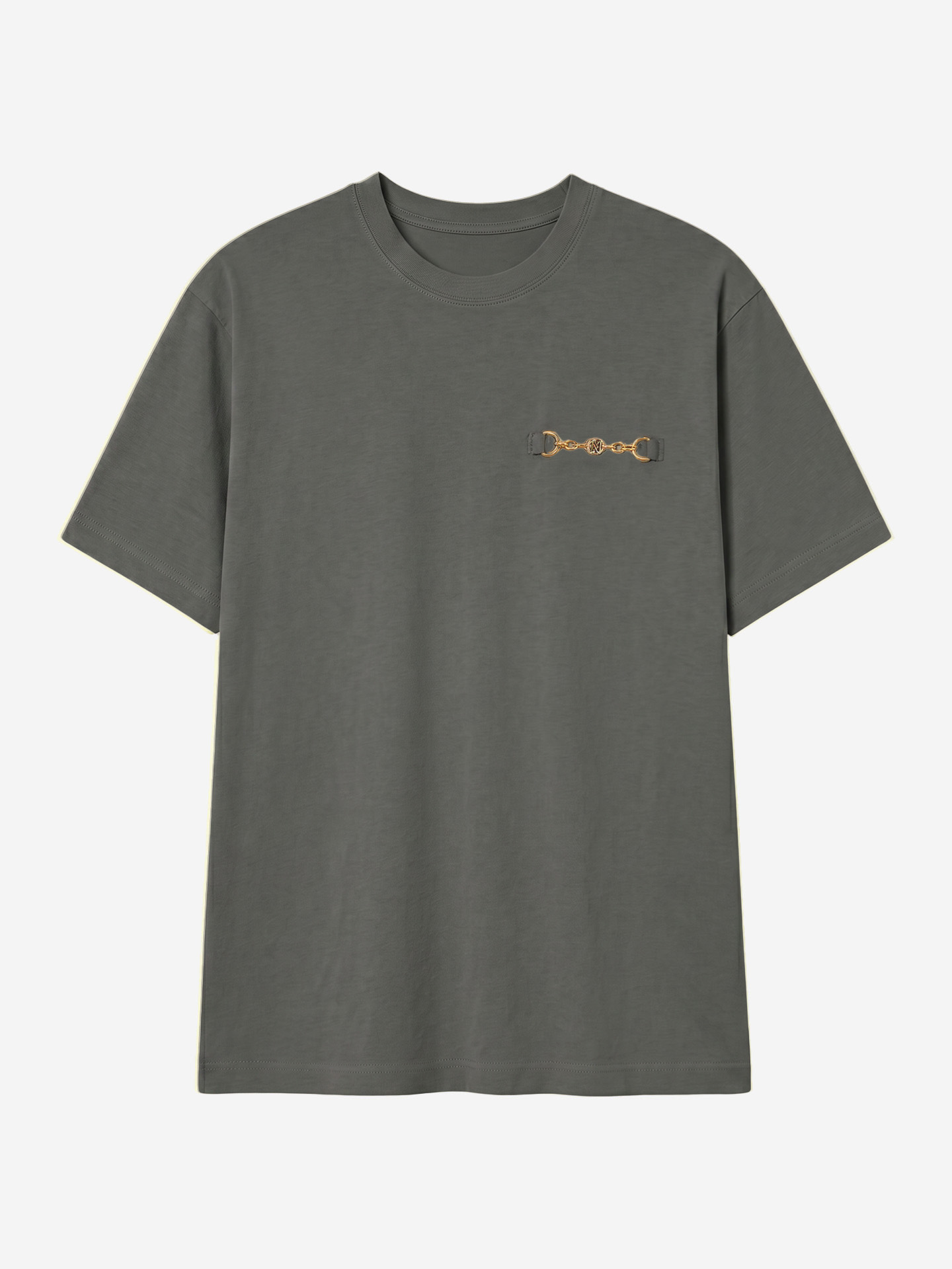 T-shirt met ketting detail