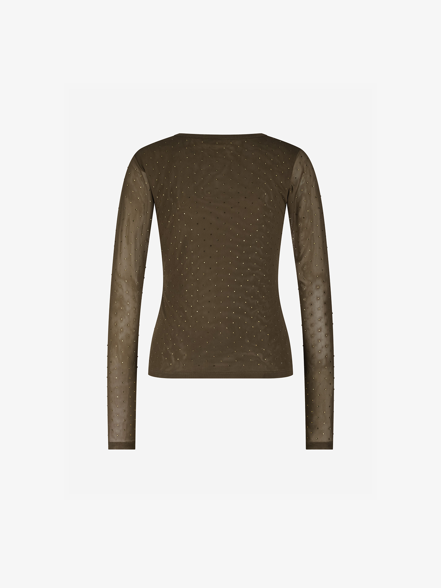Mesh top with studs