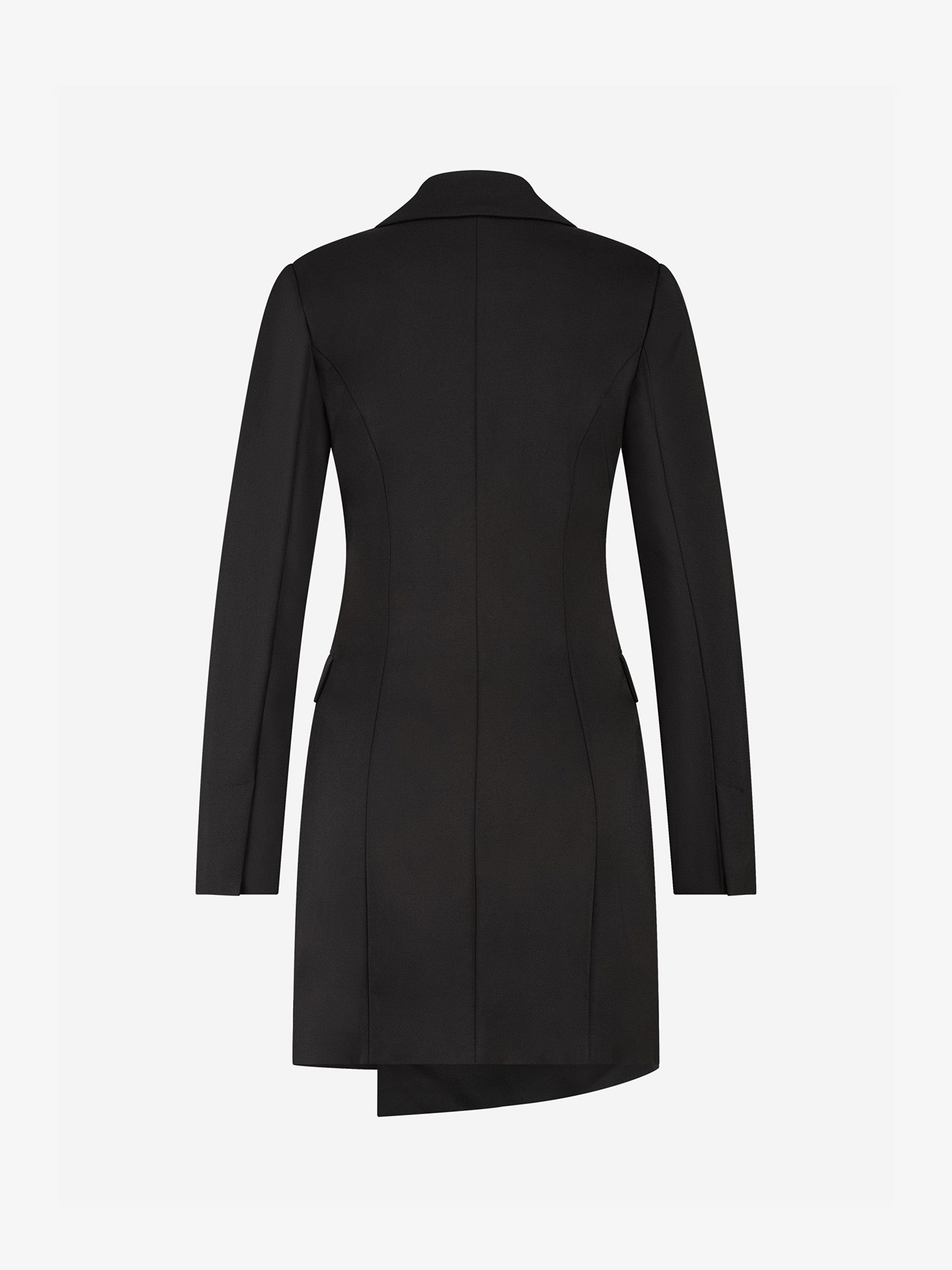 Asymmetrical blazer dress